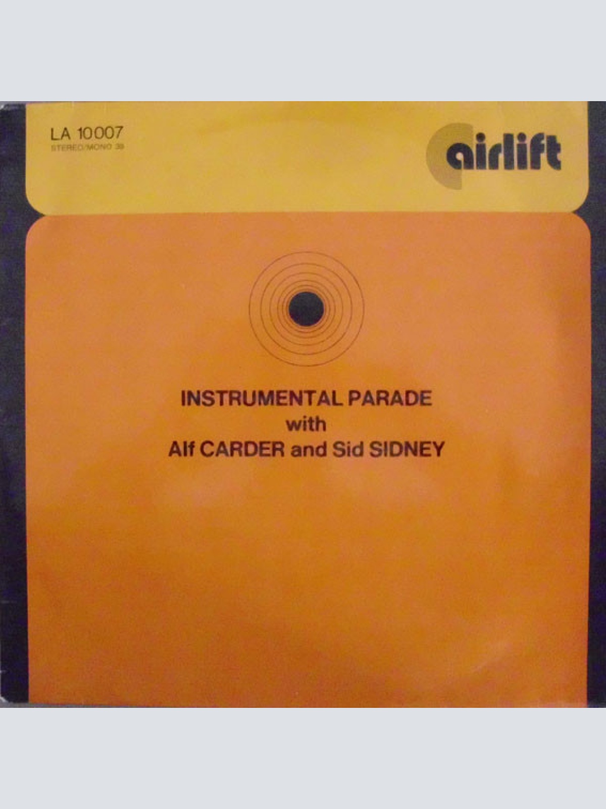 Vinyl / Alf Carder / Sid Sidney - Instrumental Parade With Alf Carder And Sid Sidney