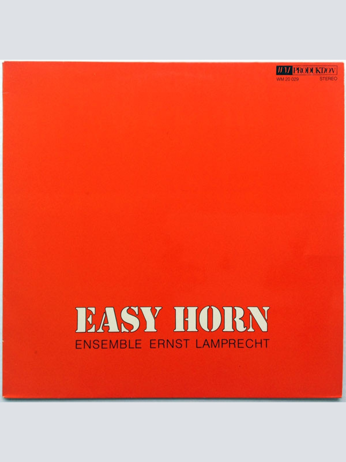 Vinyl / Ensemble Ernst Lamprecht - Easy Horn