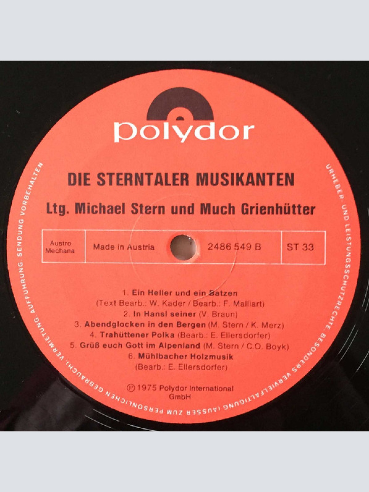 Vinyl / Die Sterntaler Musikanten - Die Sterntaler Musikanten