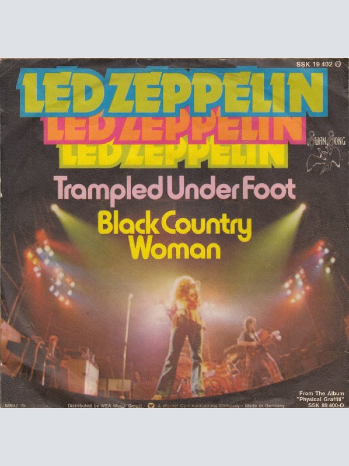Vinyl / Led Zeppelin - Trampled Under Foot / Black Country Woman