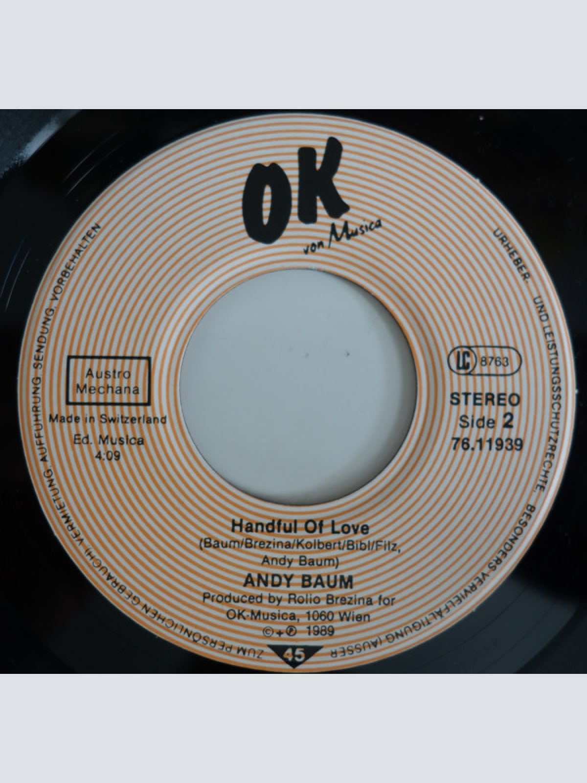 Vinyl / Andy Baum & The Trix - Crazy 'bout You