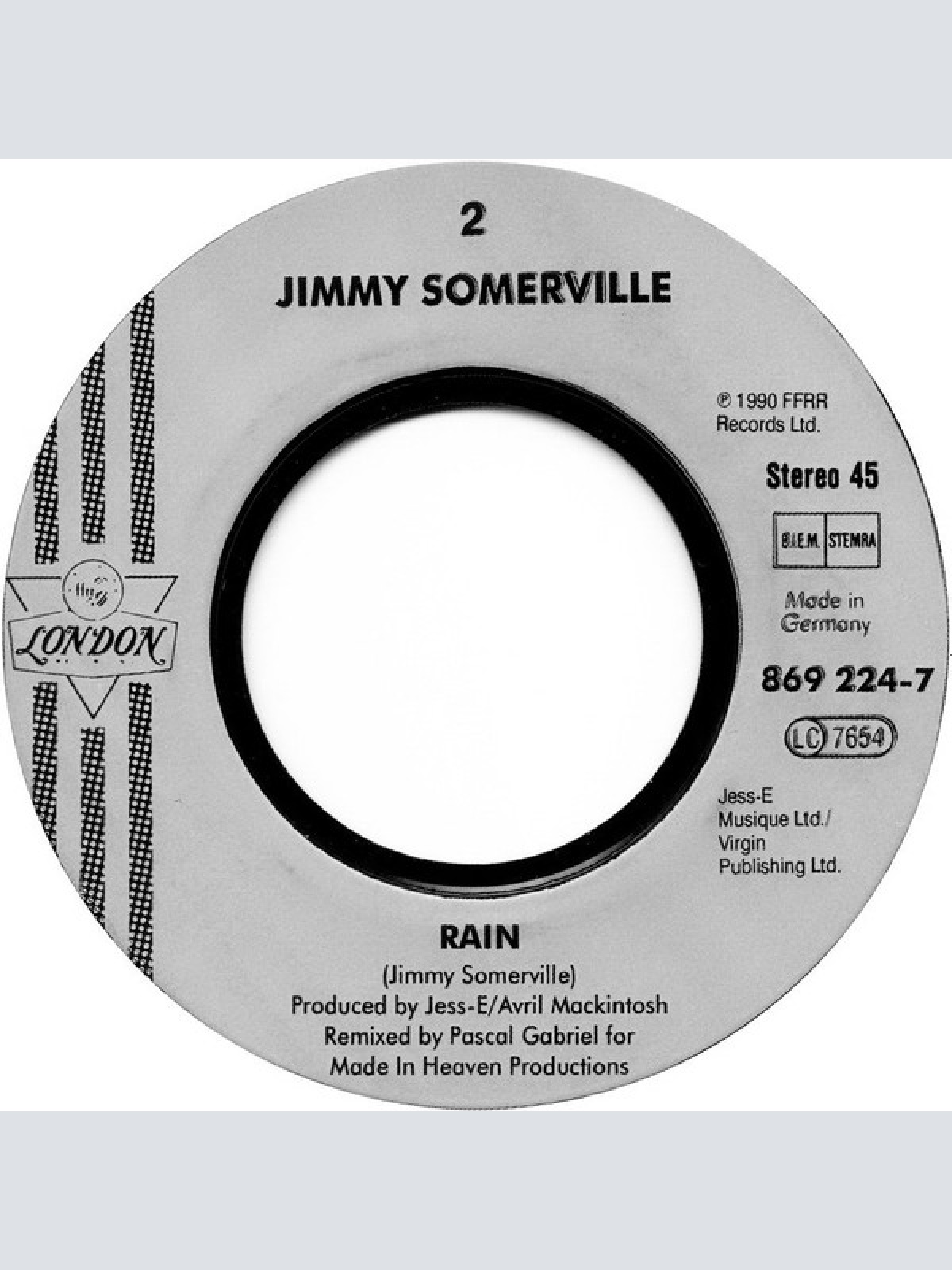 Vinyl / Jimmy Somerville - To Love Somebody