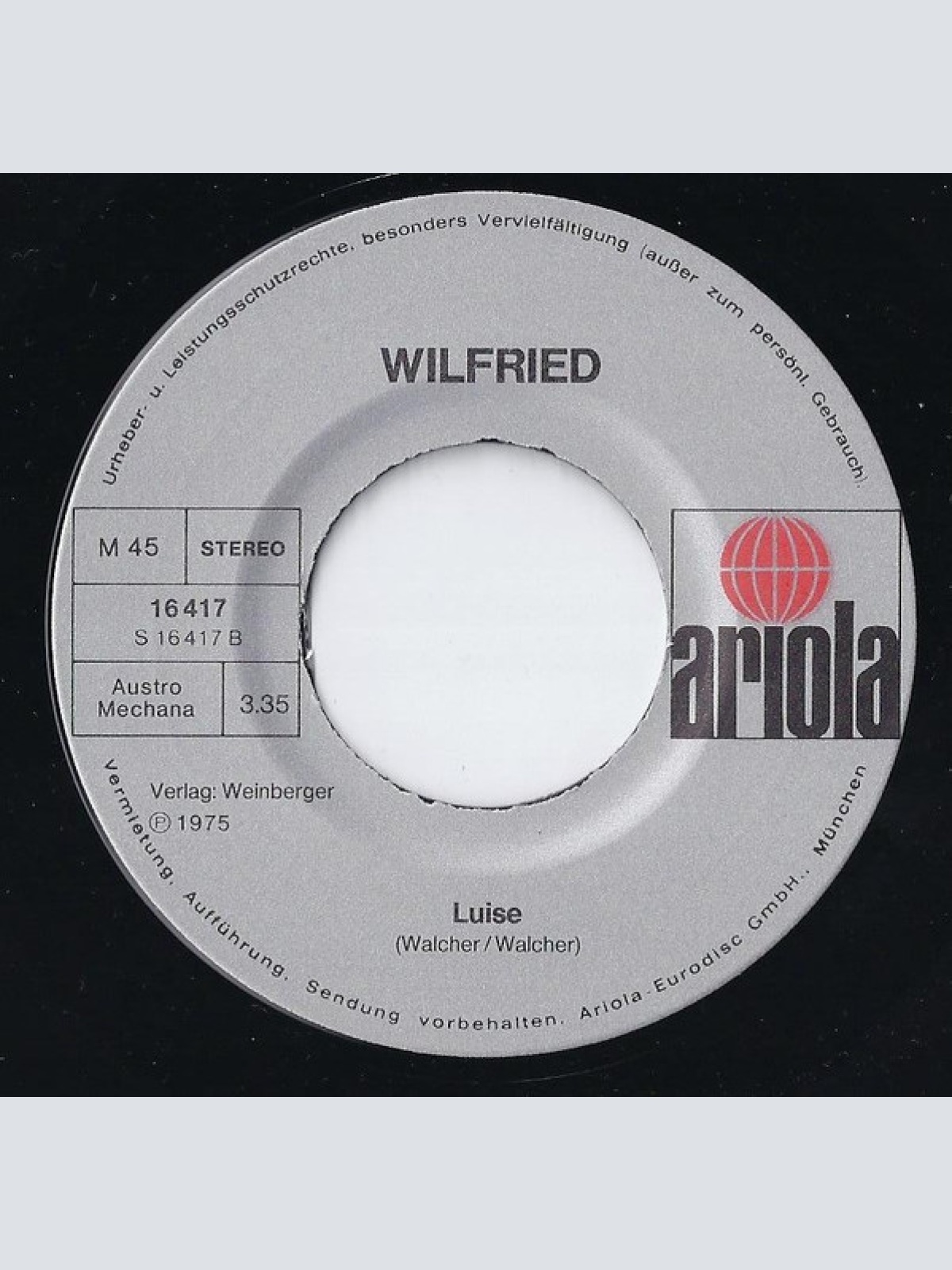 Vinyl / Wilfried - Neonliacht Maria