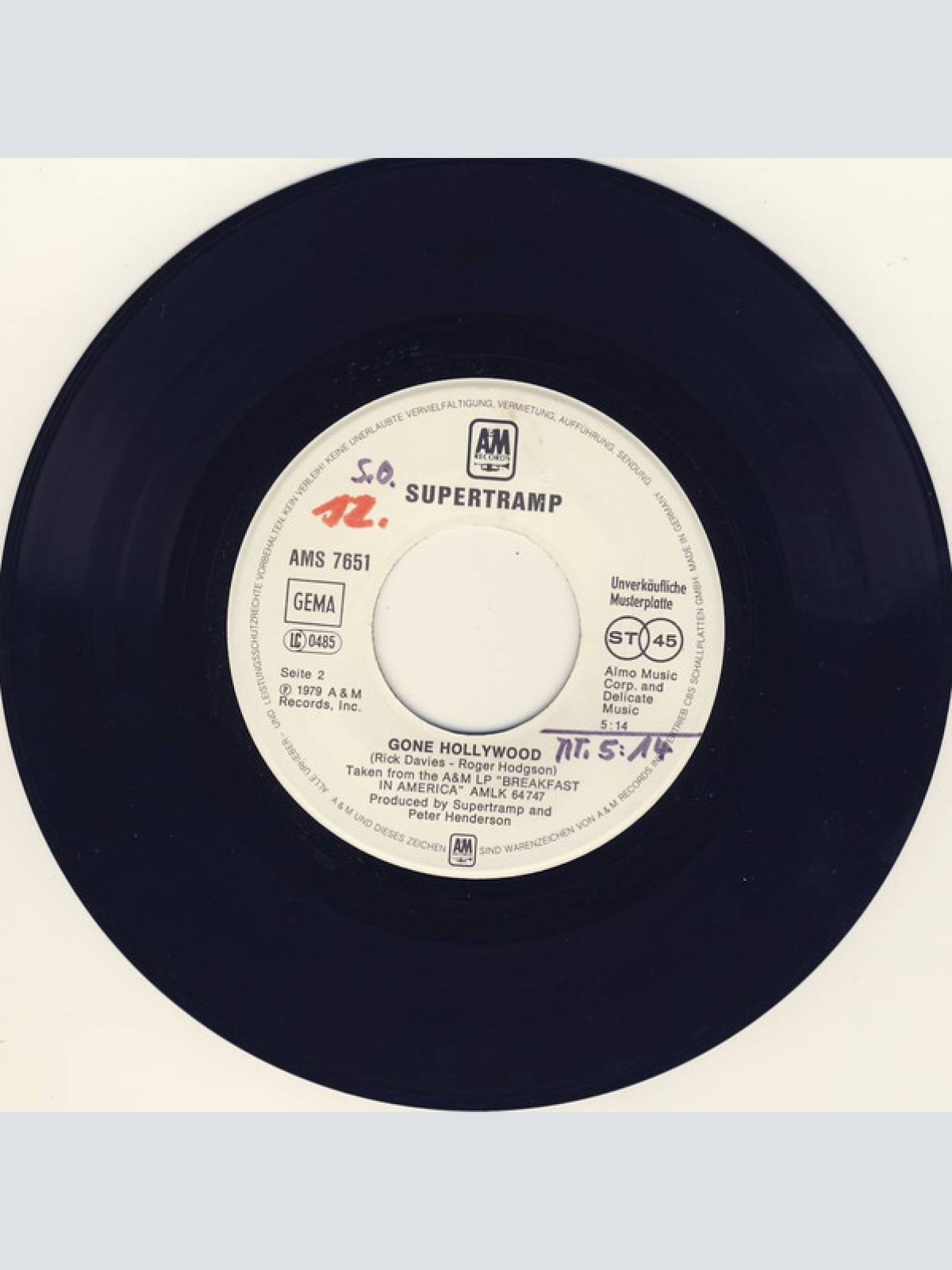 Vinyl / Supertramp - Breakfast In America