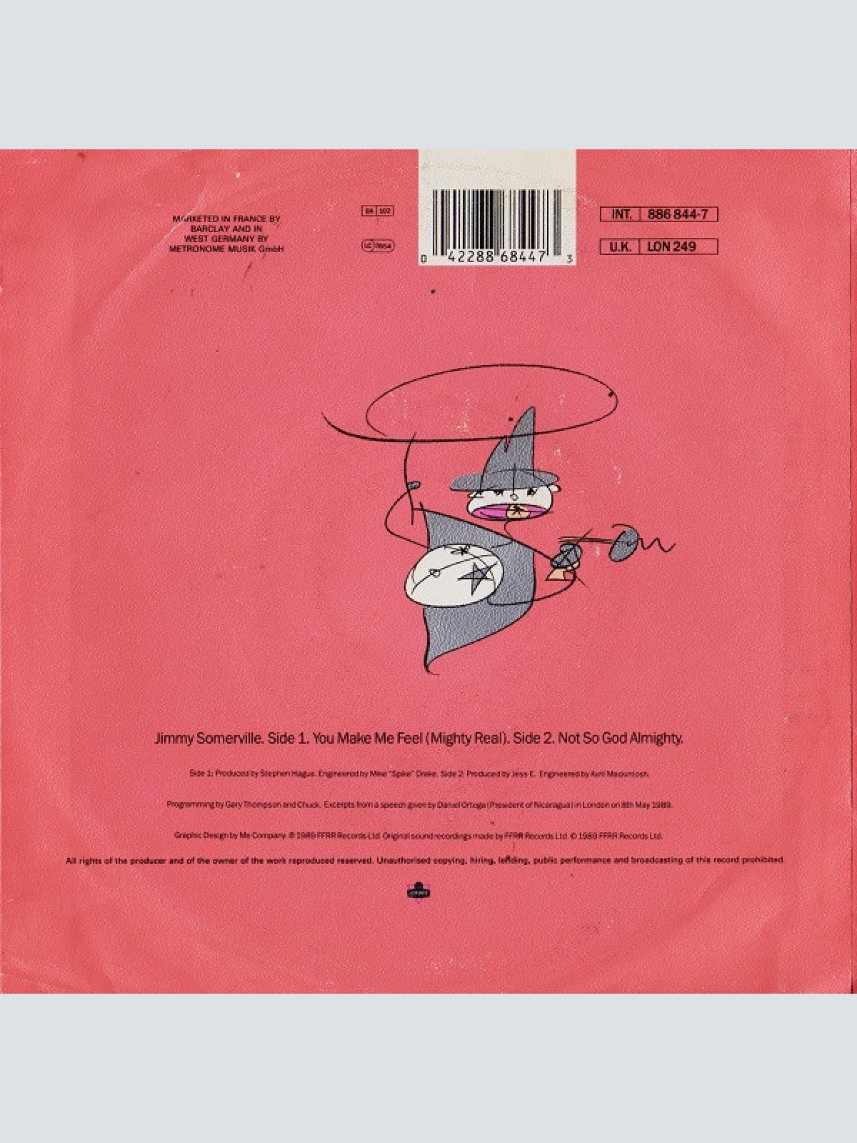 Vinyl / Jimmy Somerville - Mighty Real