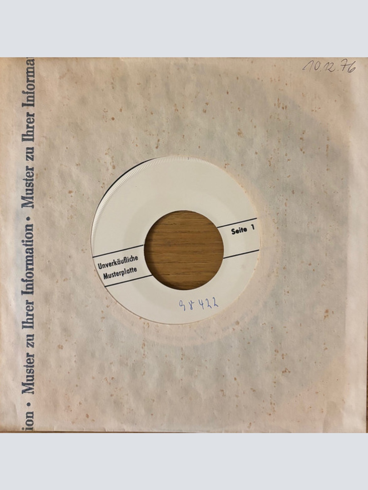 Vinyl / Mista Charge - Show Me (What You're Made Of) / Down On Arcturus