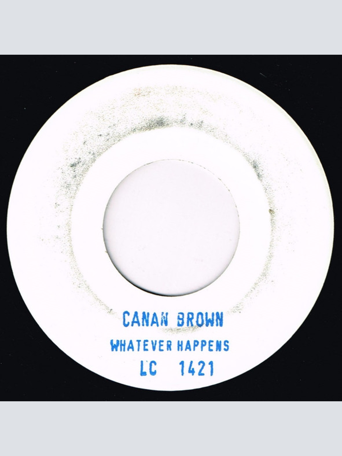 Vinyl / Canan Brown - Whatever Happens