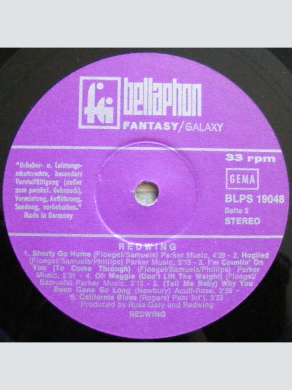 Vinyl / Redwing (2) - Redwing