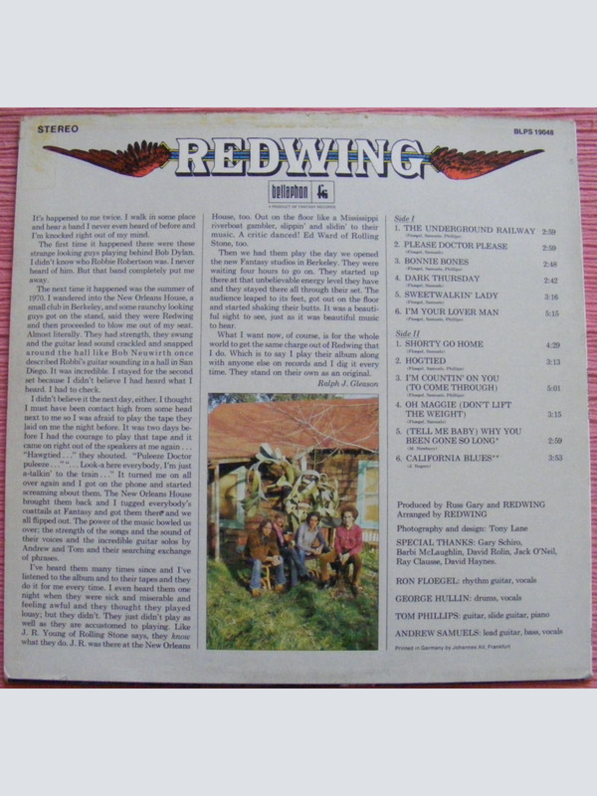 Vinyl / Redwing (2) - Redwing