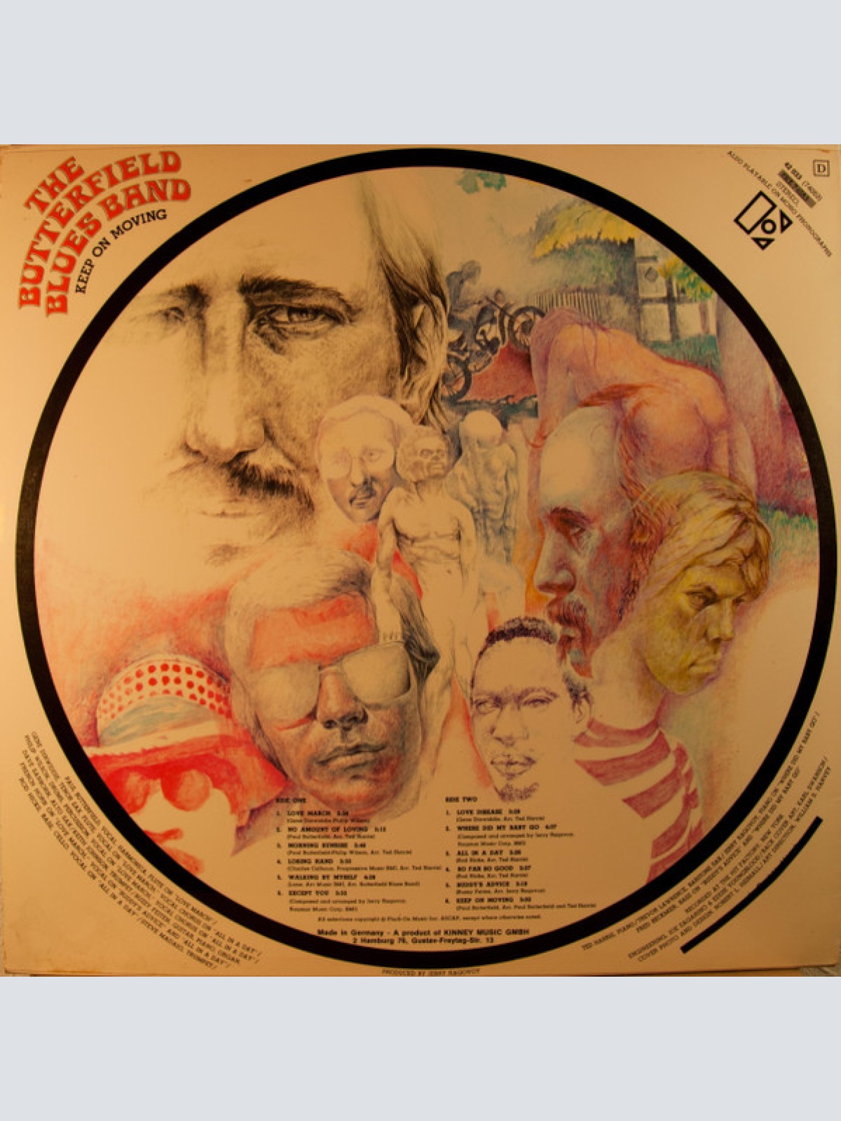 Vinyl / The Butterfield Blues Band* - Keep On Moving