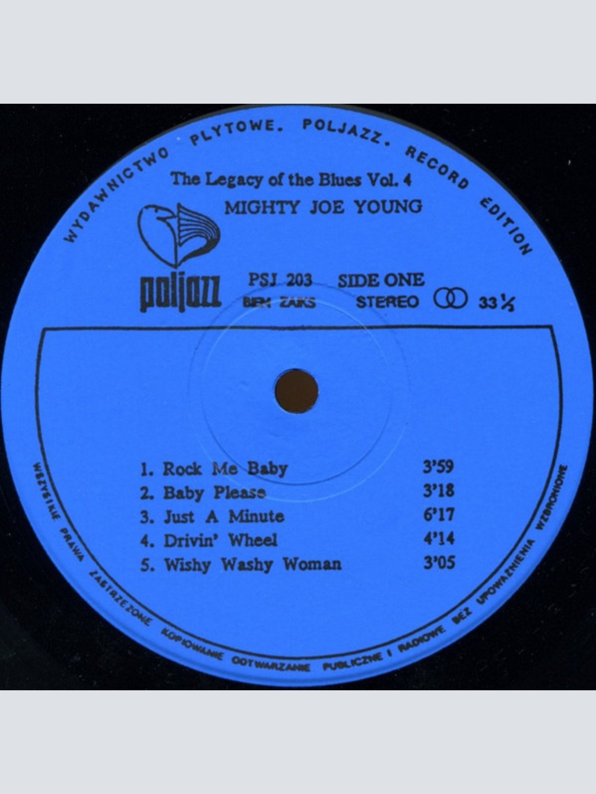 Vinyl / Mighty Joe Young - The Legacy Of The Blues Vol. 4