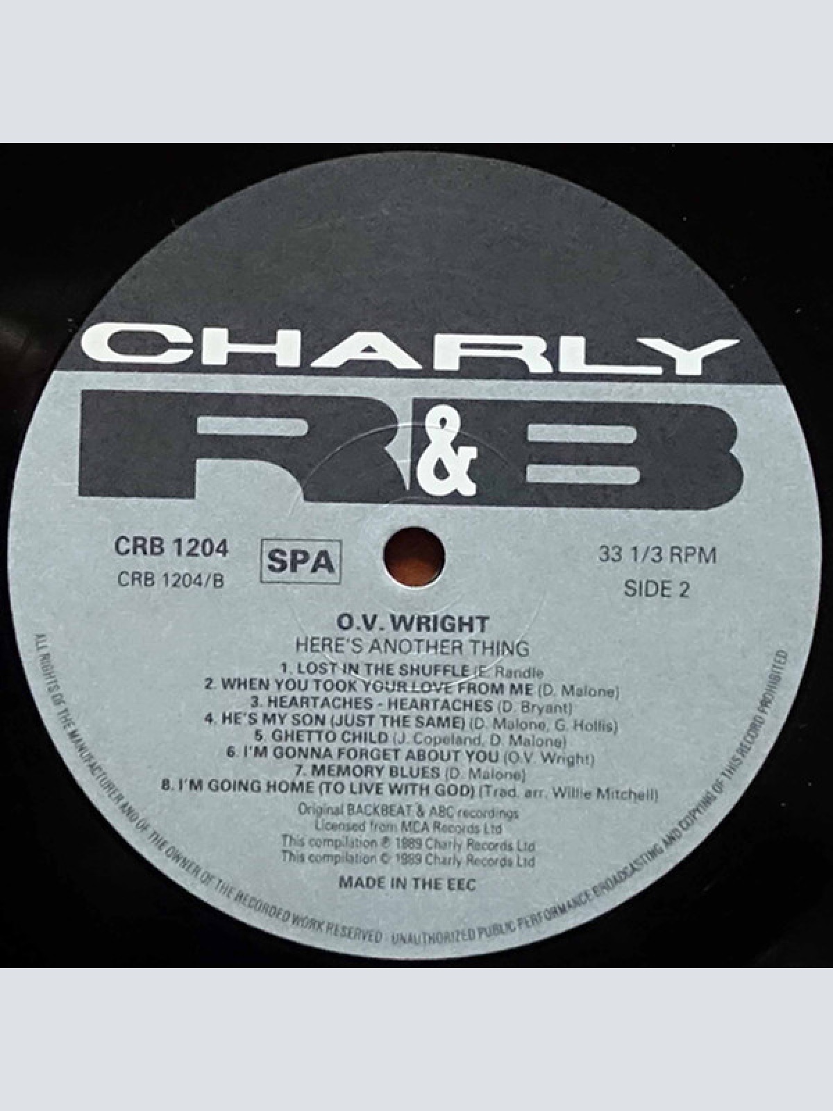 Vinyl / O.V. Wright - Here's Another Thing