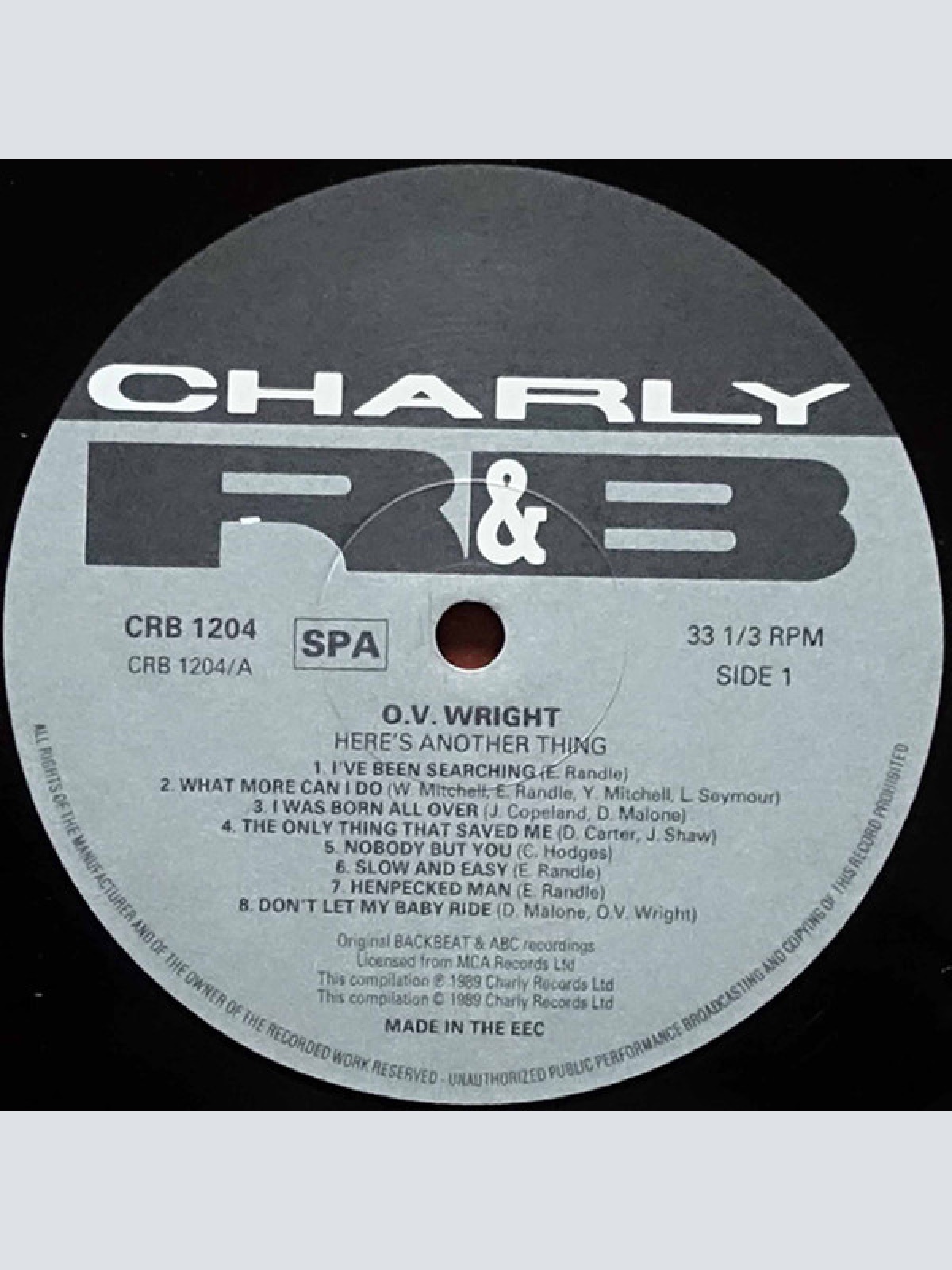 Vinyl / O.V. Wright - Here's Another Thing