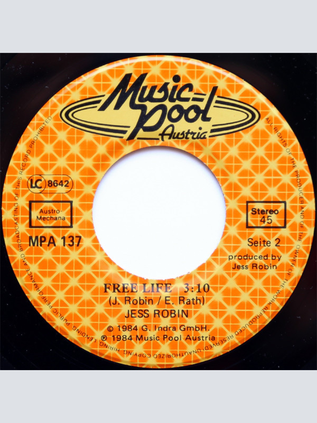 Vinyl / Jess Robin - Lonely Baby