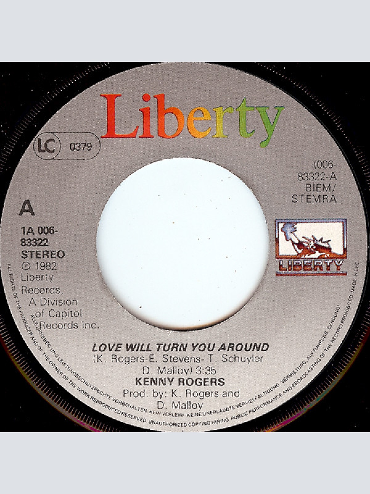 Vinyl / Kenny Rogers - Love Will Turn You Around