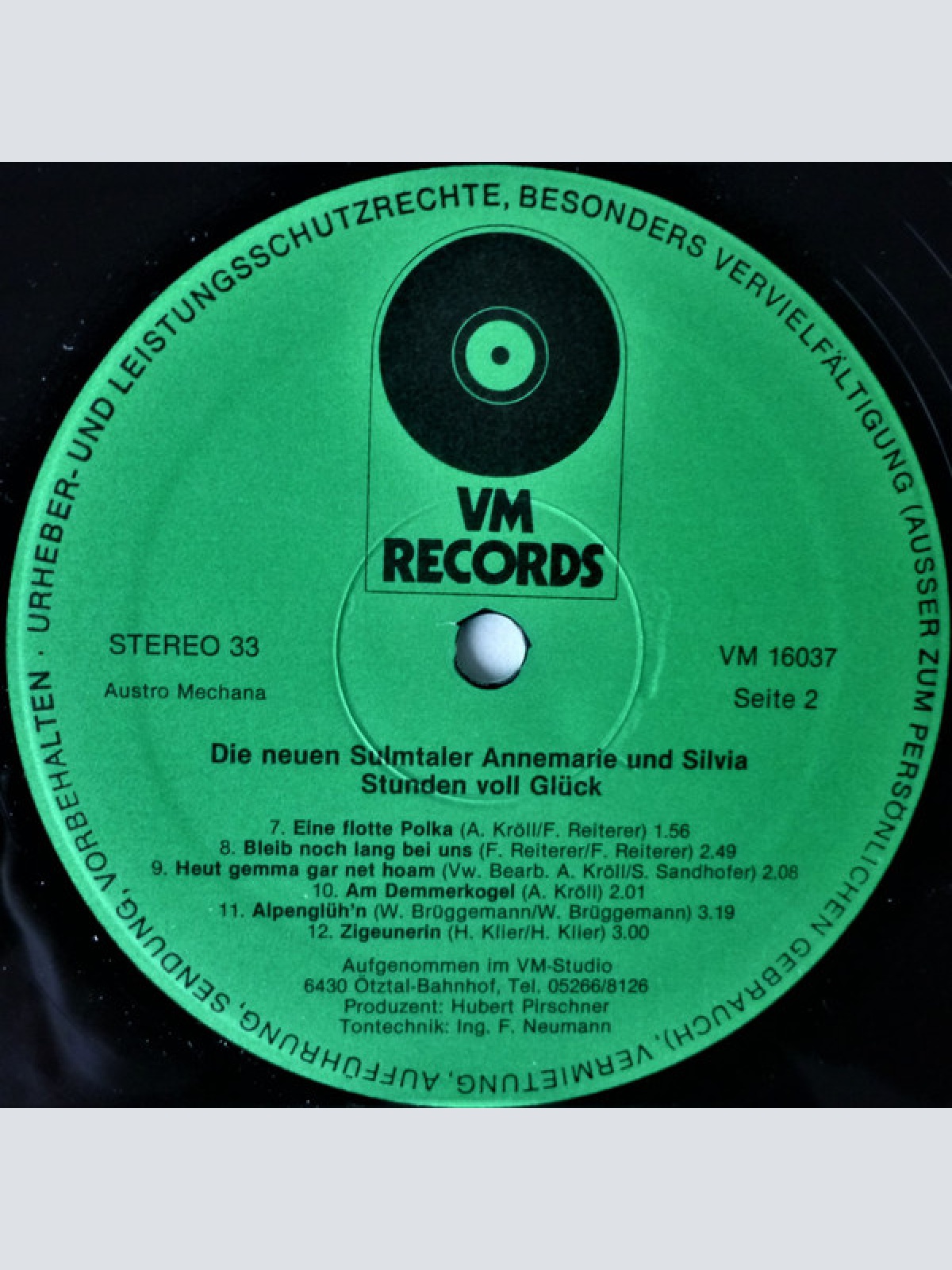 Vinyl / Die Neuen Sulmtaler Annemarie Und Silvia* - Stunden Voll Glück