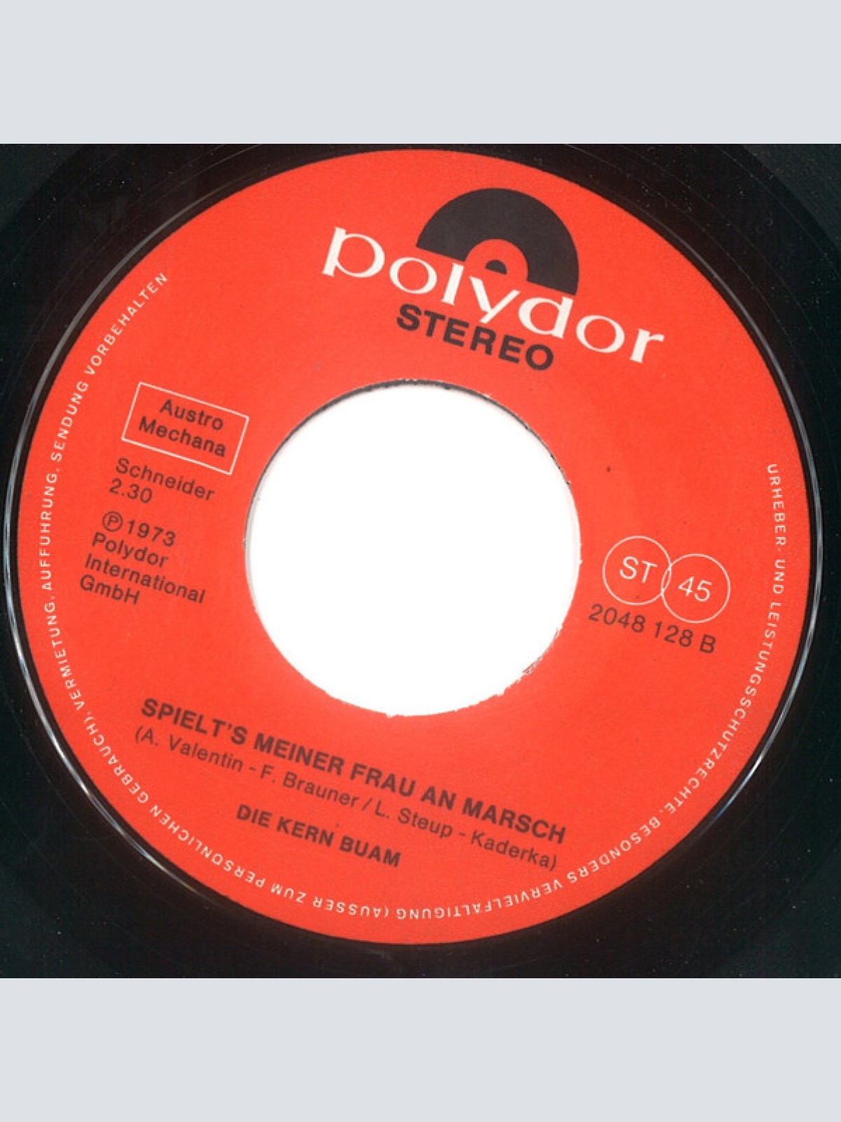 Vinyl / Die Kern Buam - Das Lied Vom Rangerl