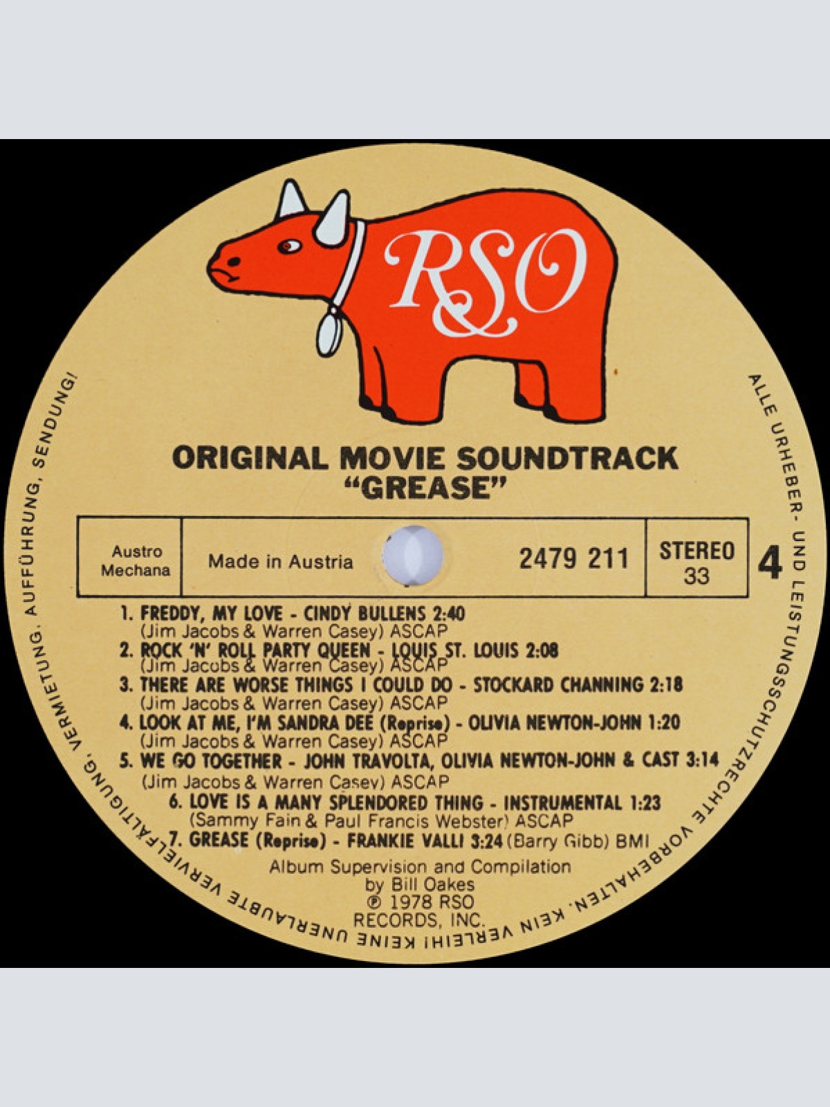 Vinyl / Various - Grease (The Original Soundtrack From The Motion Picture)