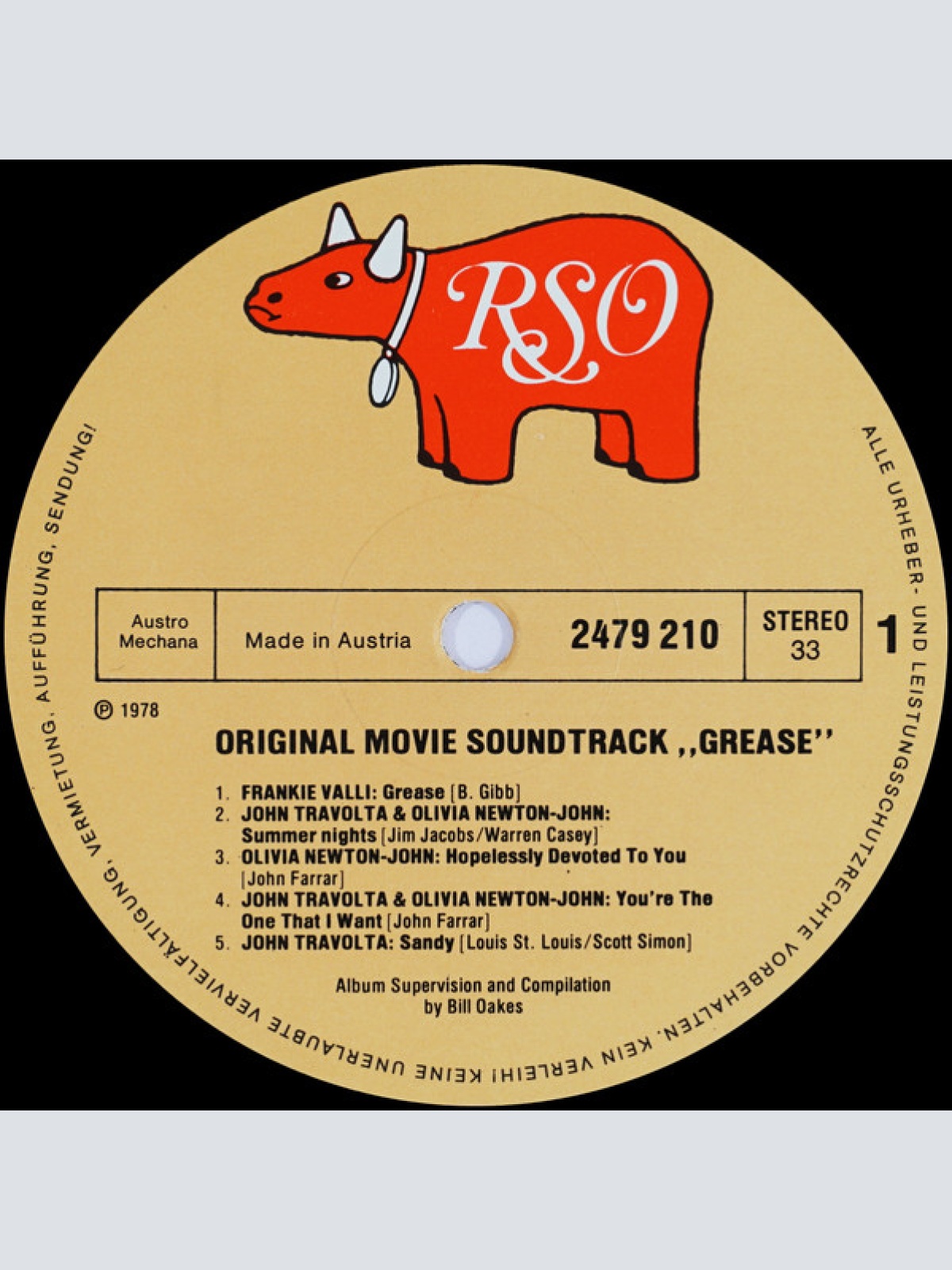Vinyl / Various - Grease (The Original Soundtrack From The Motion Picture)