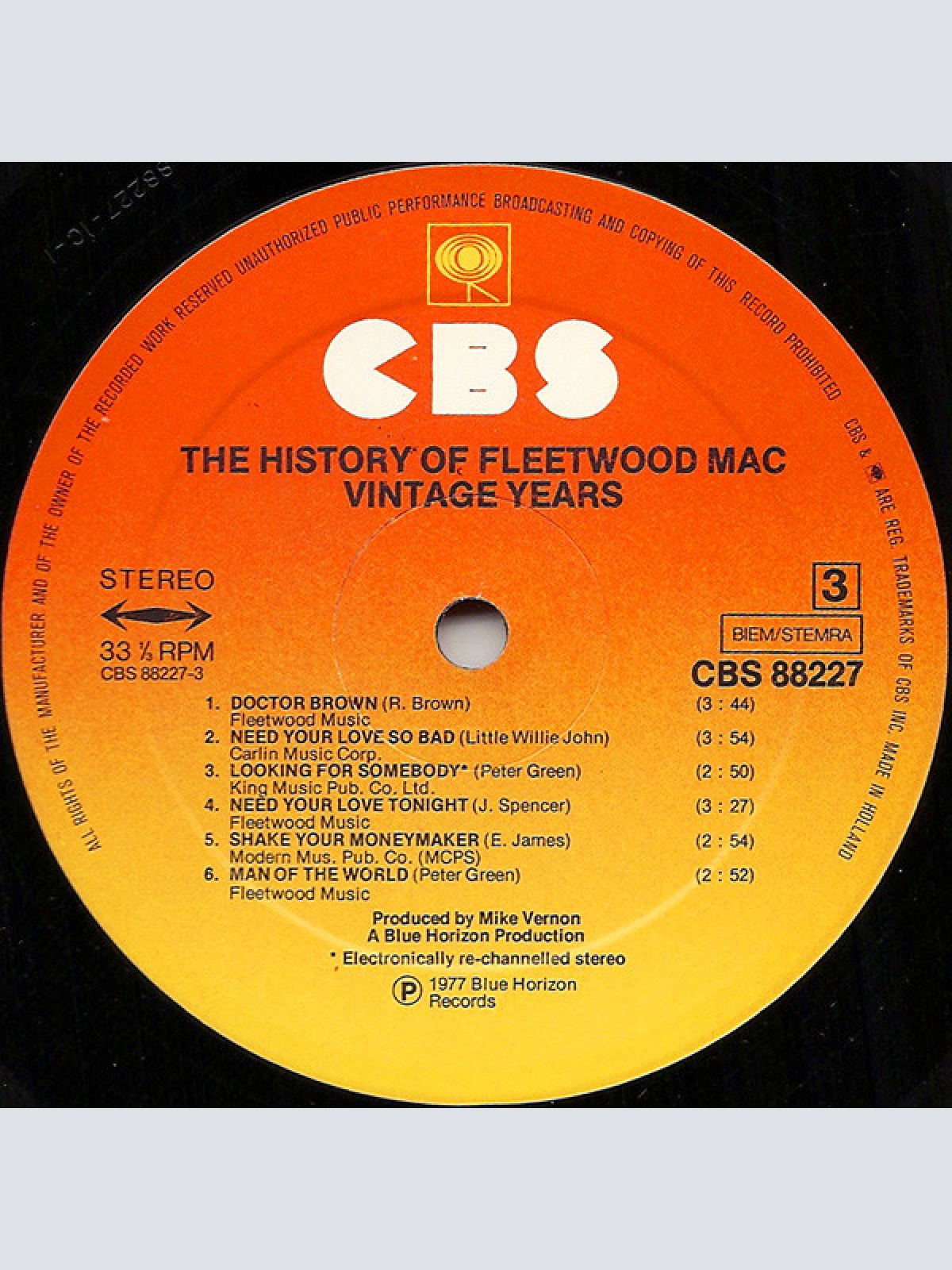 Vinyl / Fleetwood Mac - The History Of Fleetwood Mac - Vintage Years