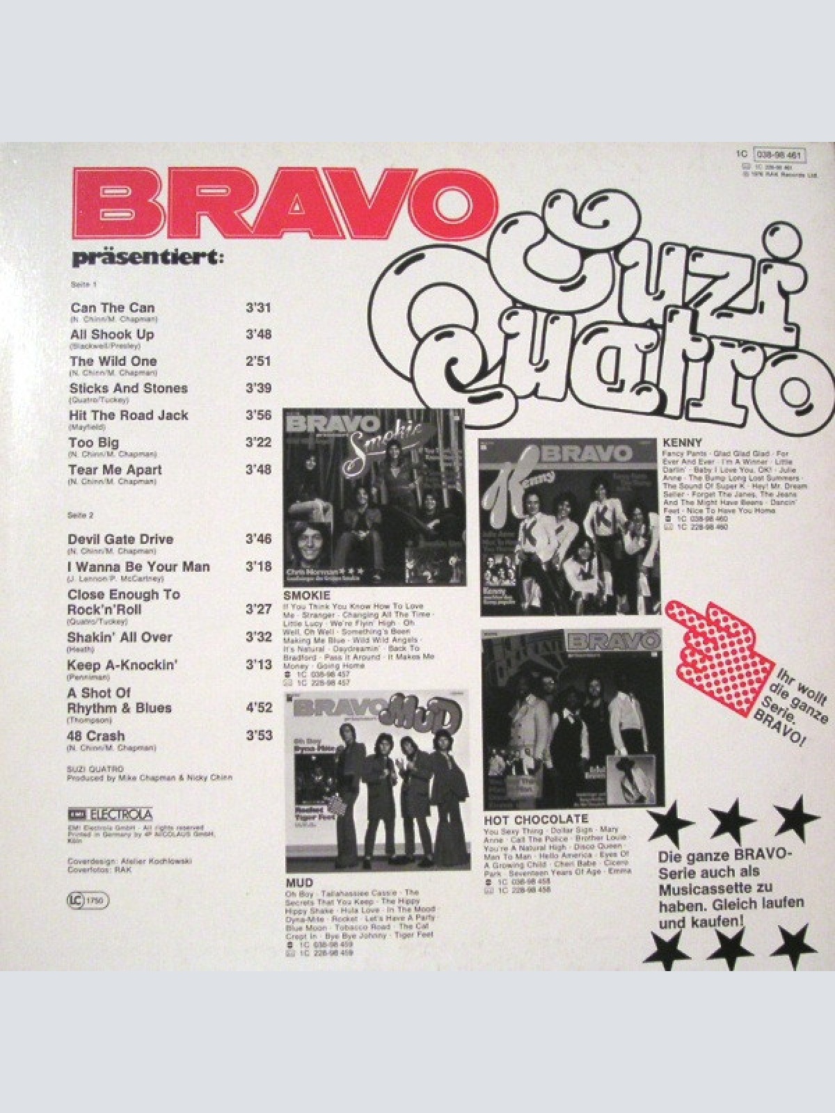Vinyl / Suzi Quatro - Bravo Präsentiert: Suzi Quatro