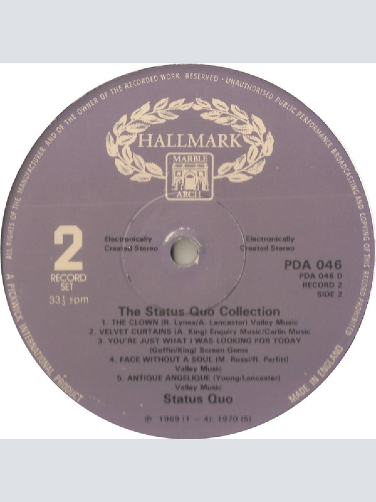Vinyl / Status Quo - The Status Quo Collection