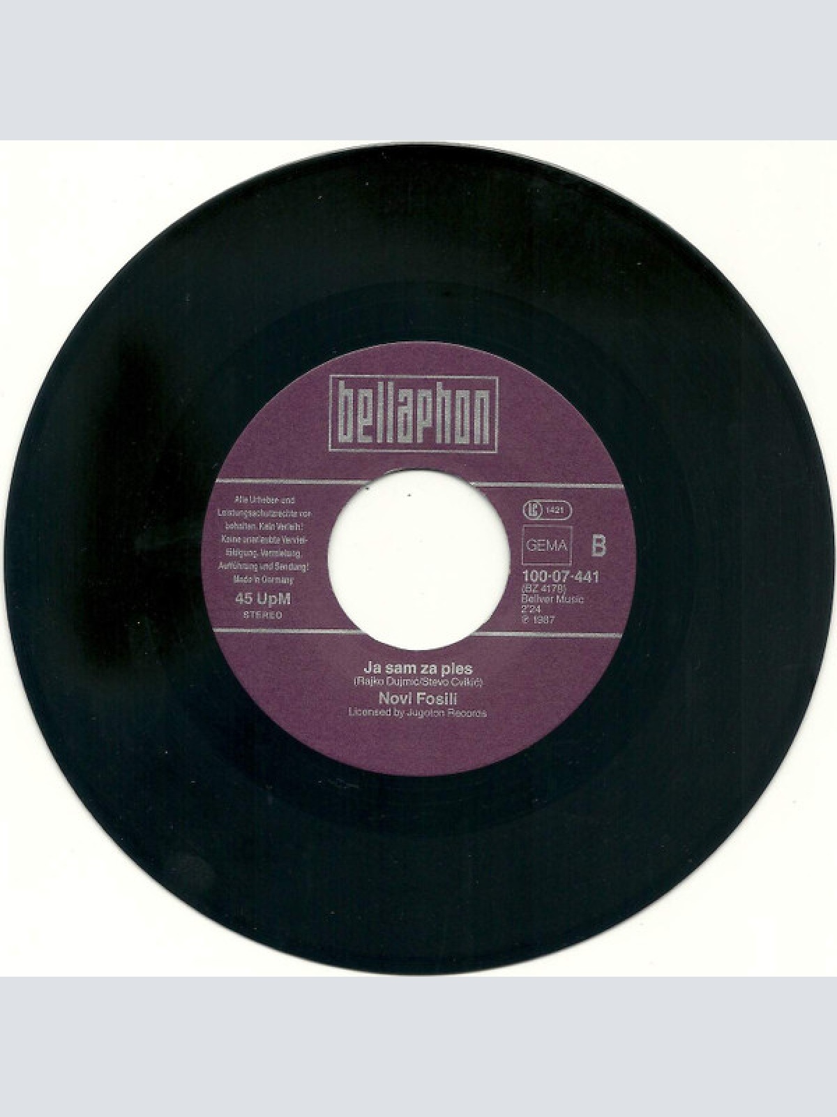 Vinyl / Novi Fosili - I Wanna Dance