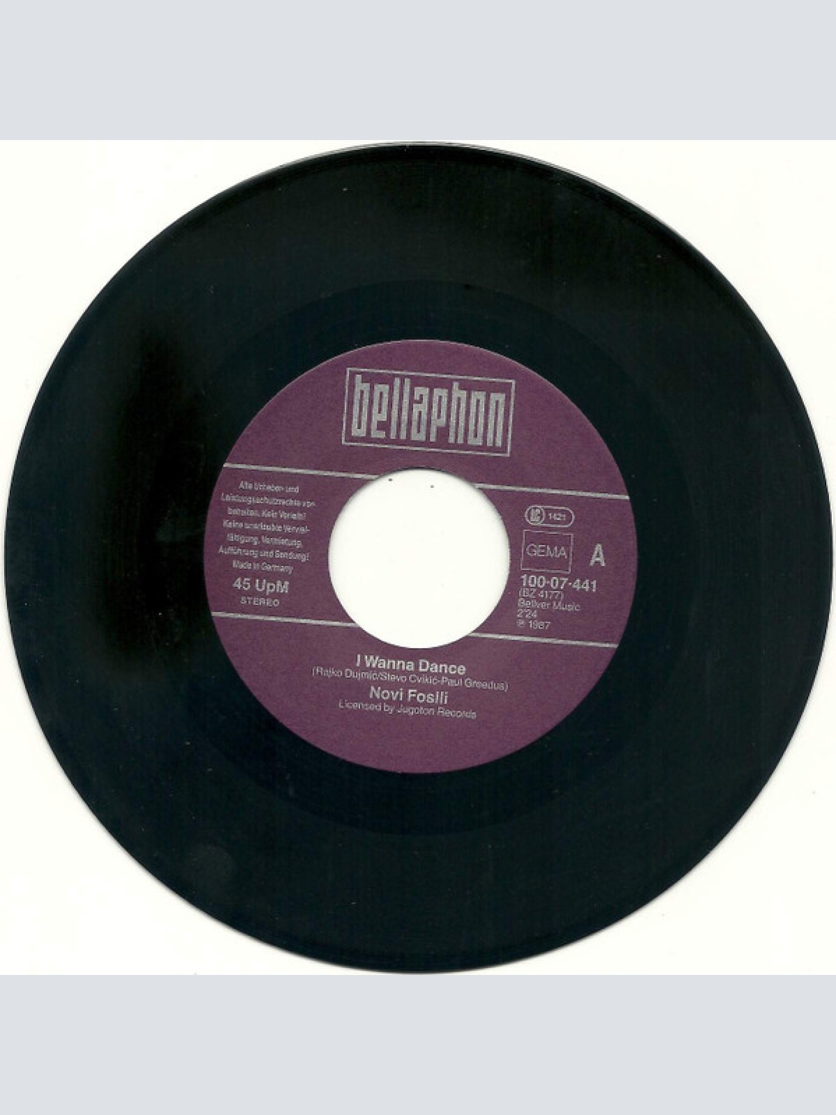 Vinyl / Novi Fosili - I Wanna Dance