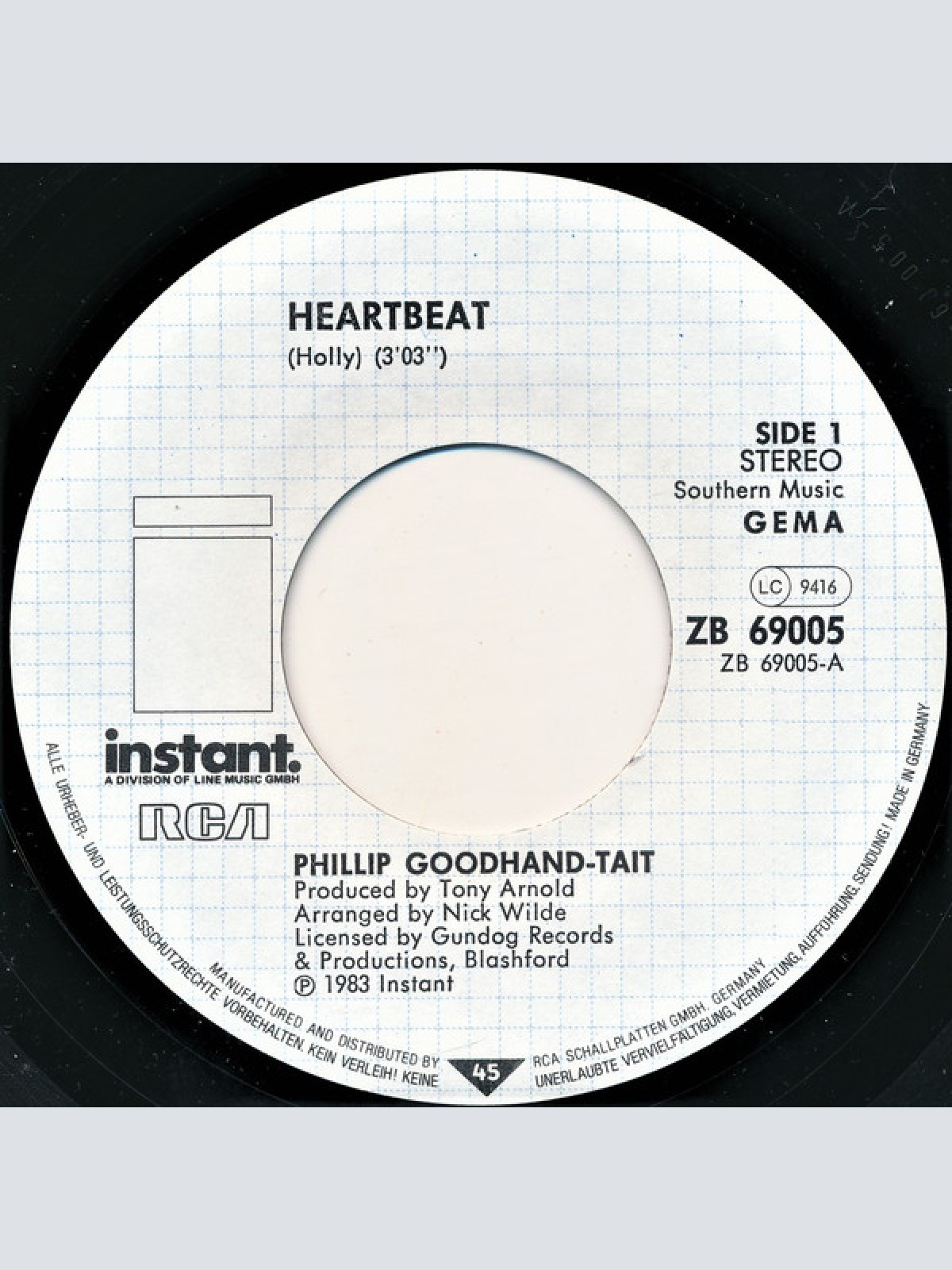 Vinyl / Phillip Goodhand-Tait - Heartbeat