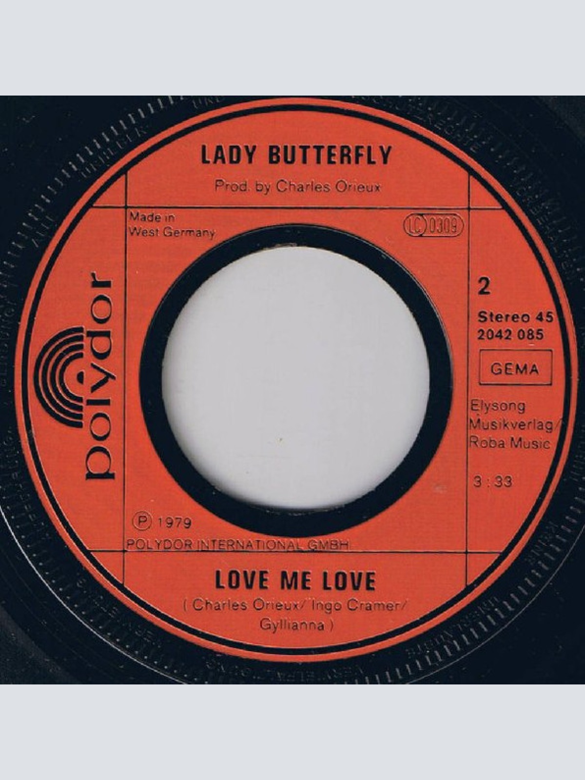 Vinyl / Lady Butterfly - Tennessee