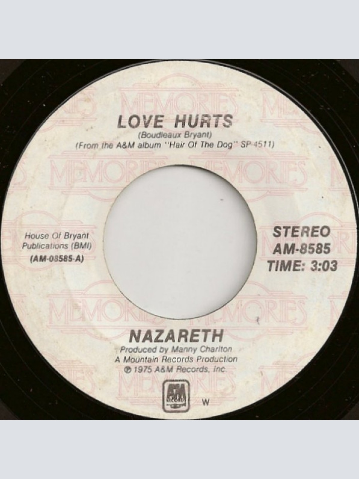 Vinyl / Nazareth (2) - Love Hurts