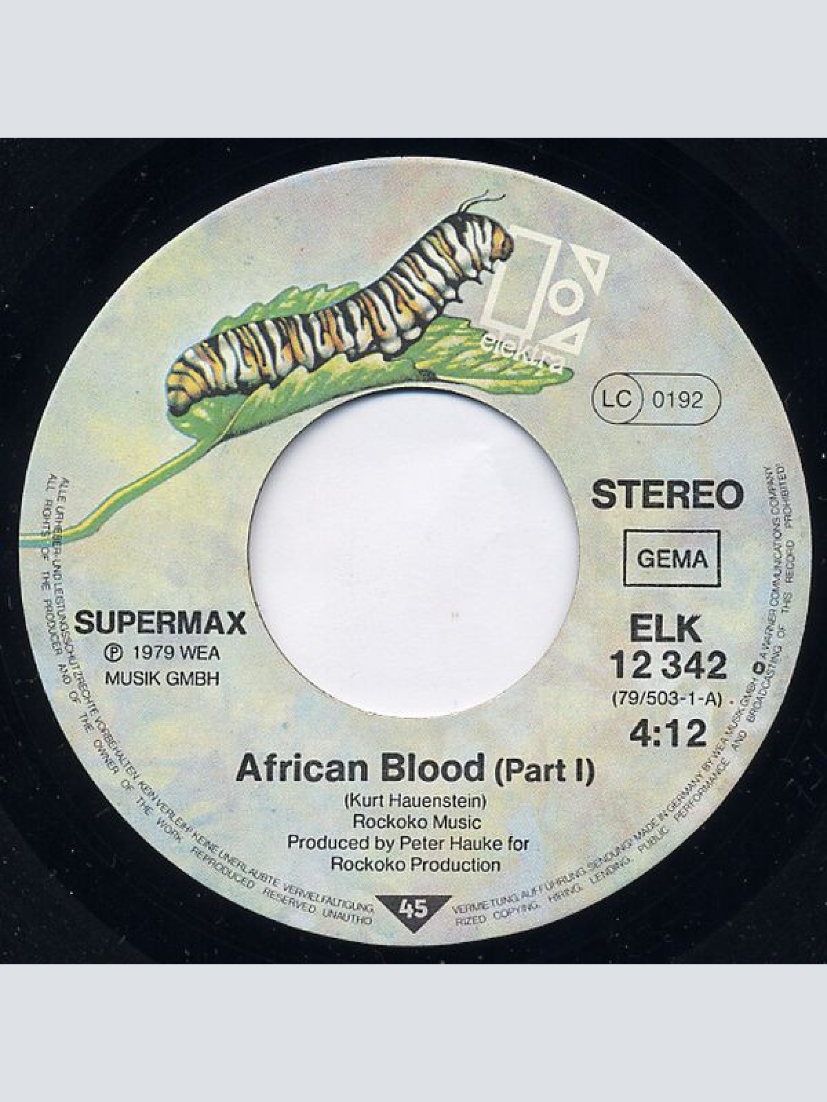 Vinyl / Supermax - African Blood (Part I+II)