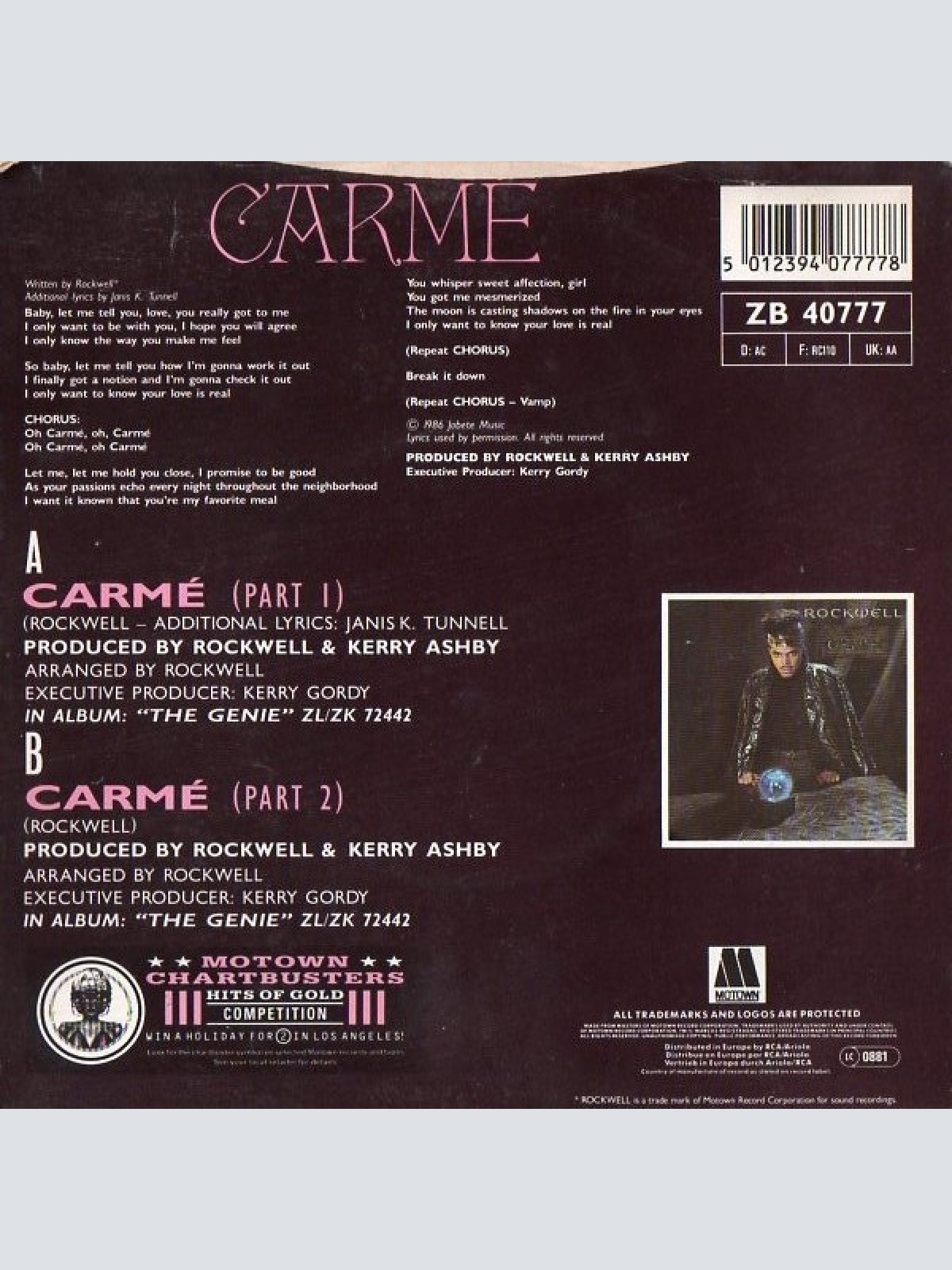 Vinyl / Rockwell - Carmé