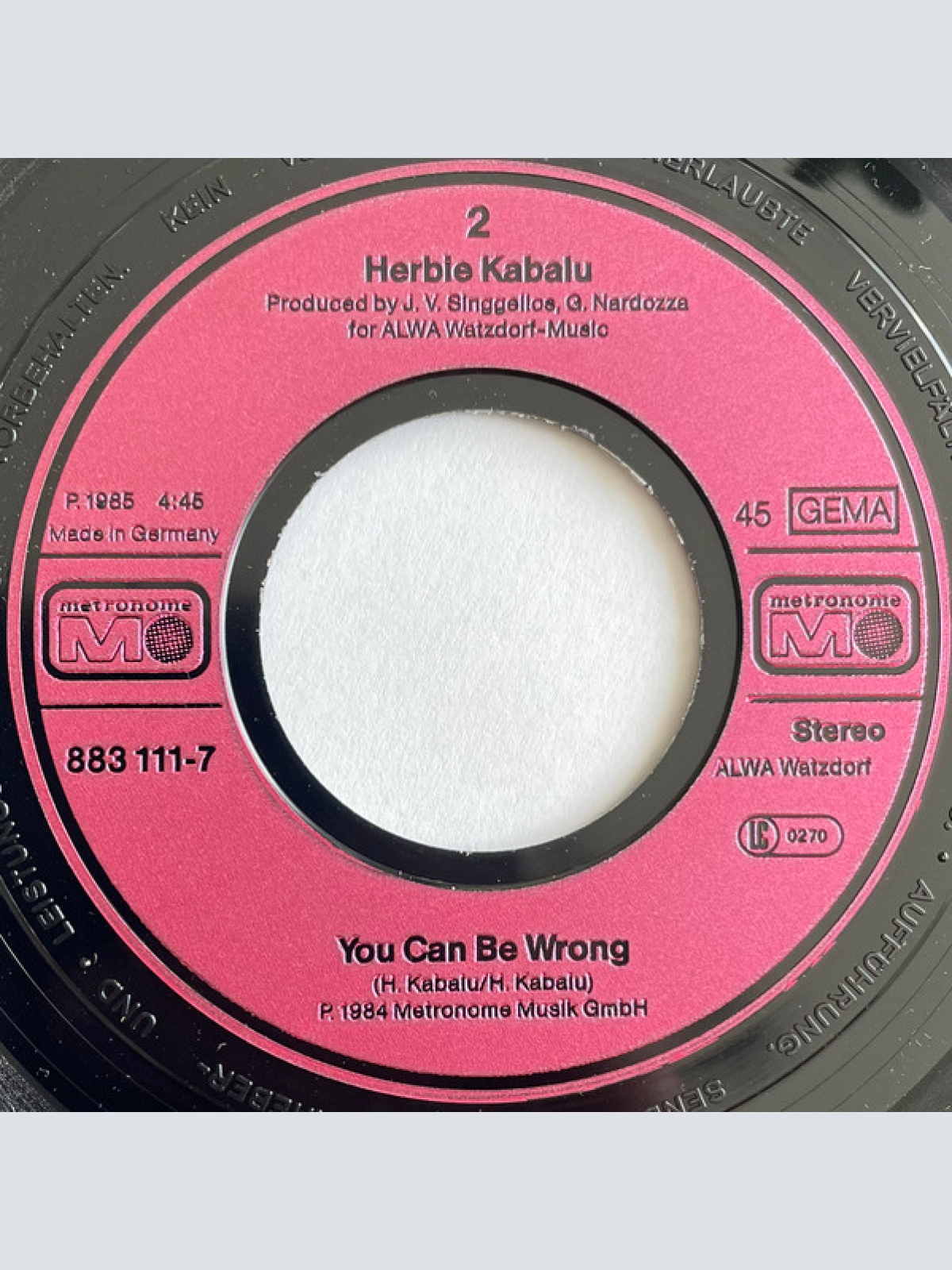 Vinyl / Herbie Kabalu - Do You Wanna Dance?