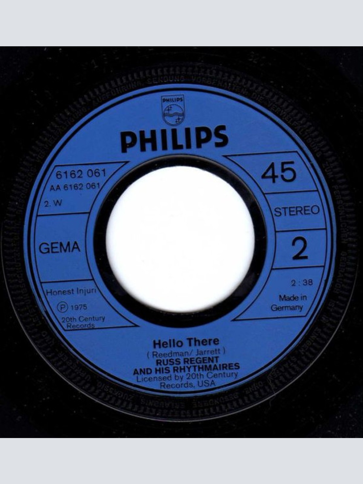 Vinyl / Russ Regent And His Rhythmaires - The Happy Organ