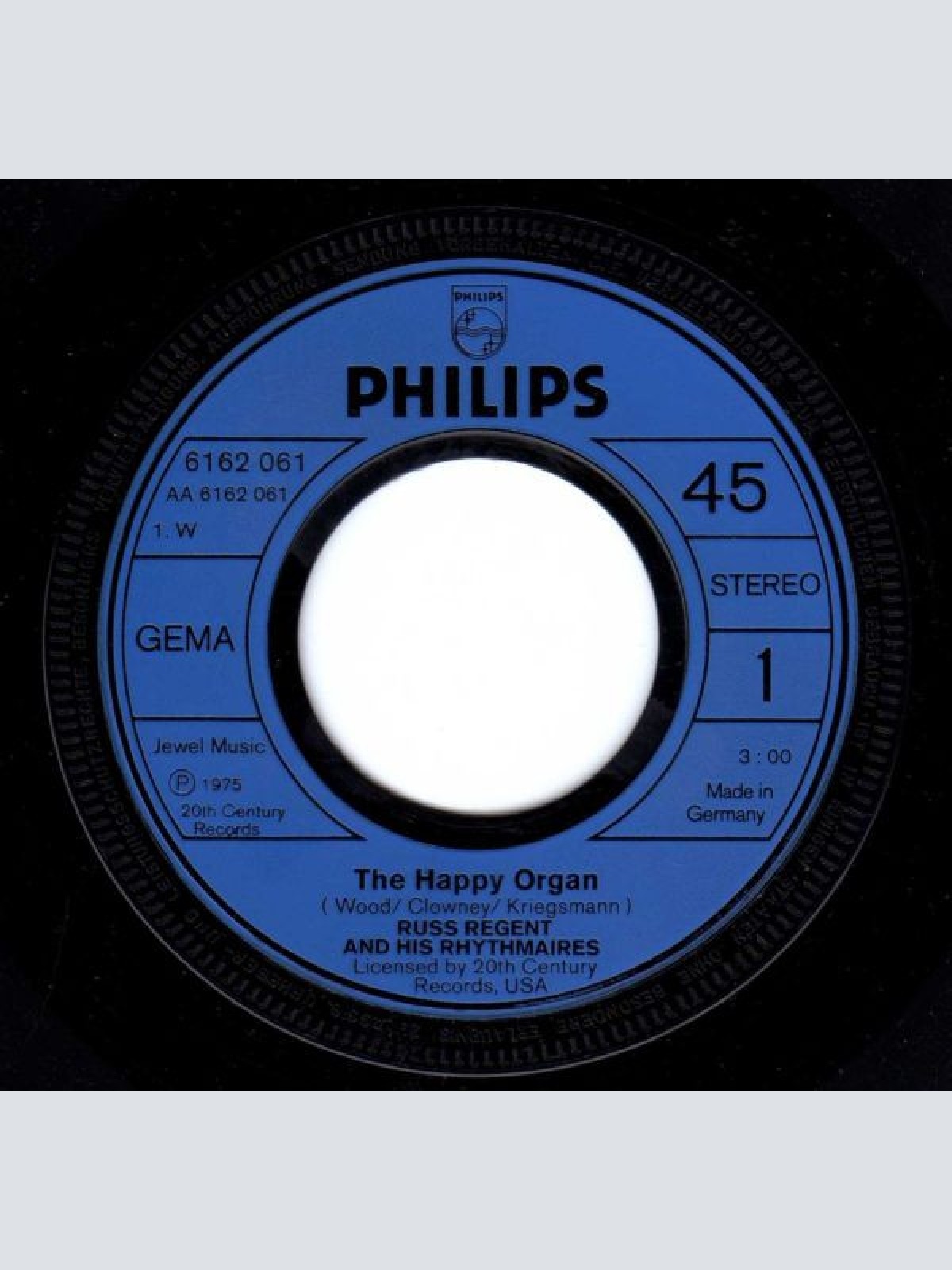 Vinyl / Russ Regent And His Rhythmaires - The Happy Organ