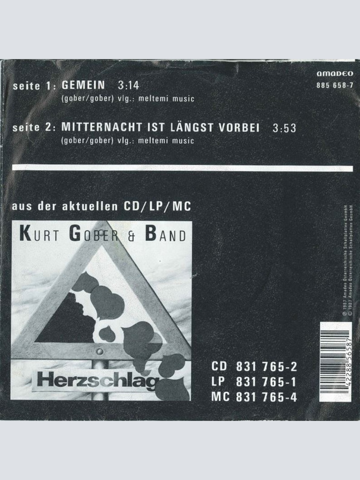 Vinyl / Kurt Gober Band - Gemein