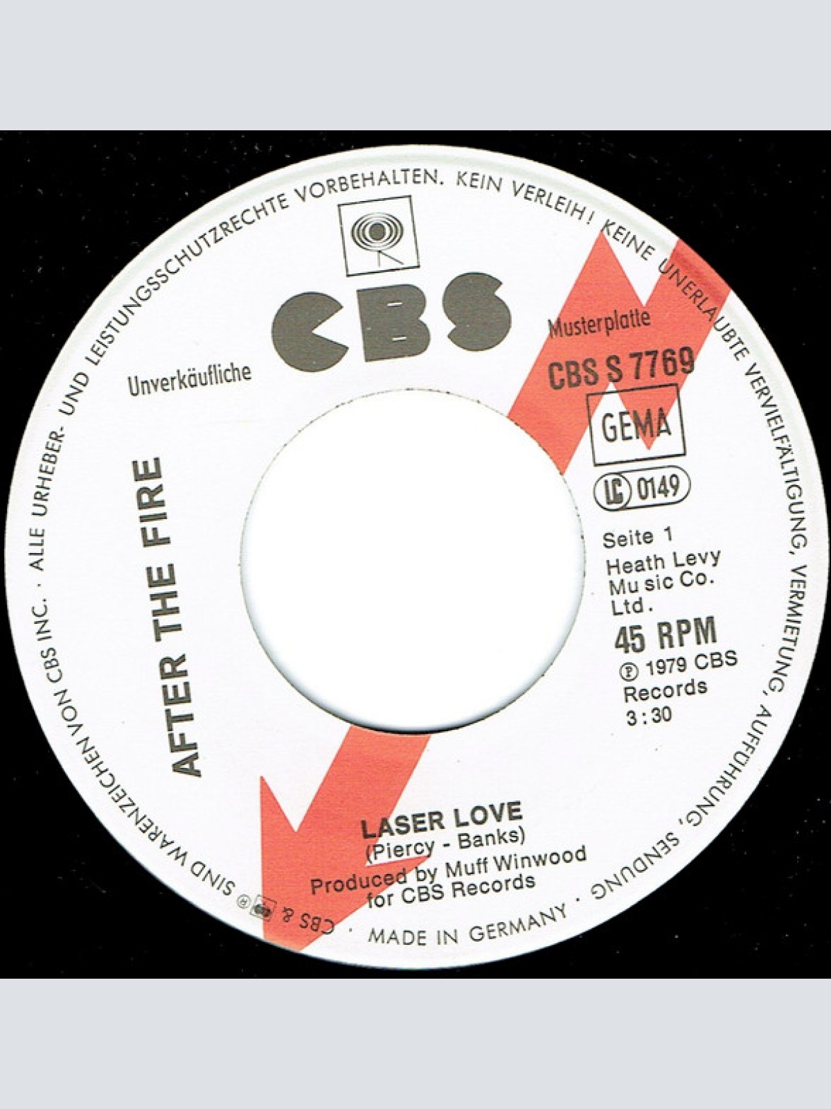 Vinyl / After The Fire - Laser Love