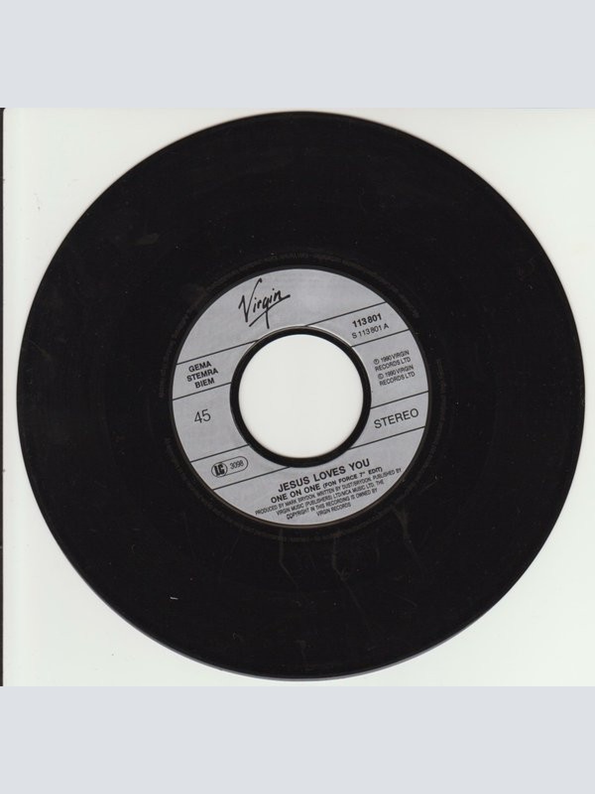 Vinyl / Jesus Loves You - One On One