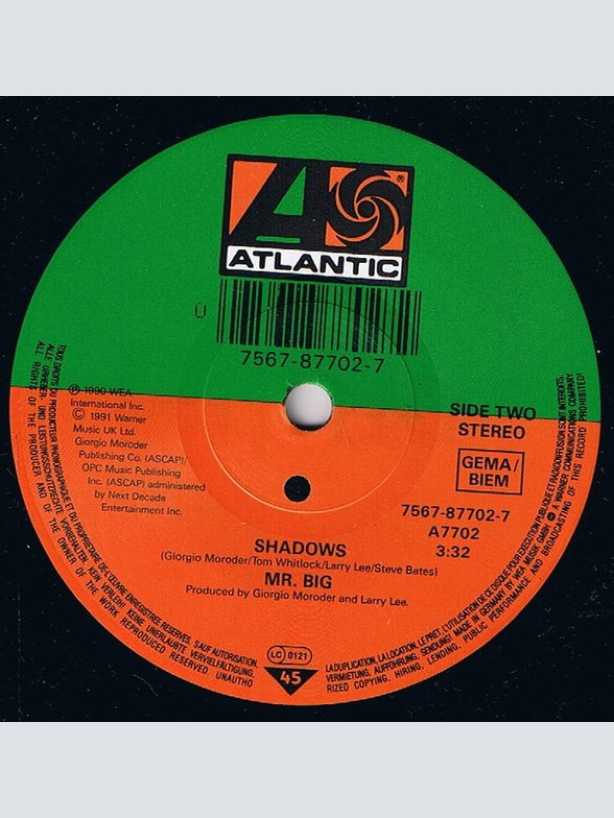 Vinyl / Mr. Big - Green Tinted Sixties Mind