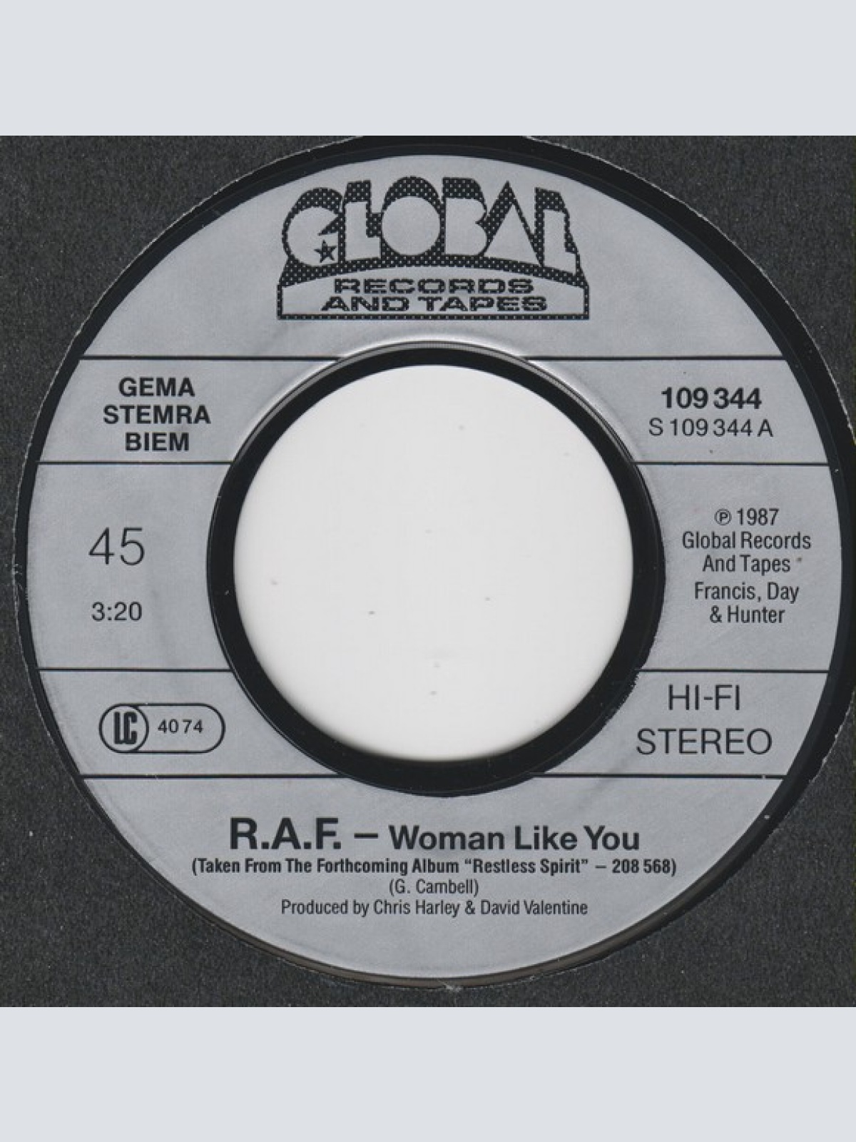 Vinyl / R.A.F. (7) - Woman Like You