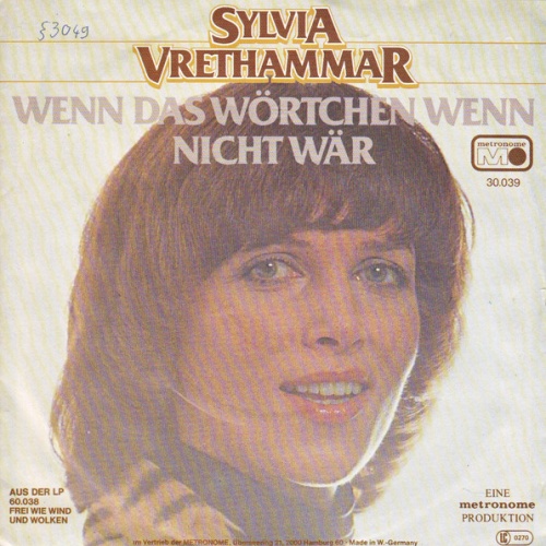 Vinyl / Sylvia Vrethammar - Wenn Das Wörtchen Wenn Nicht Wär