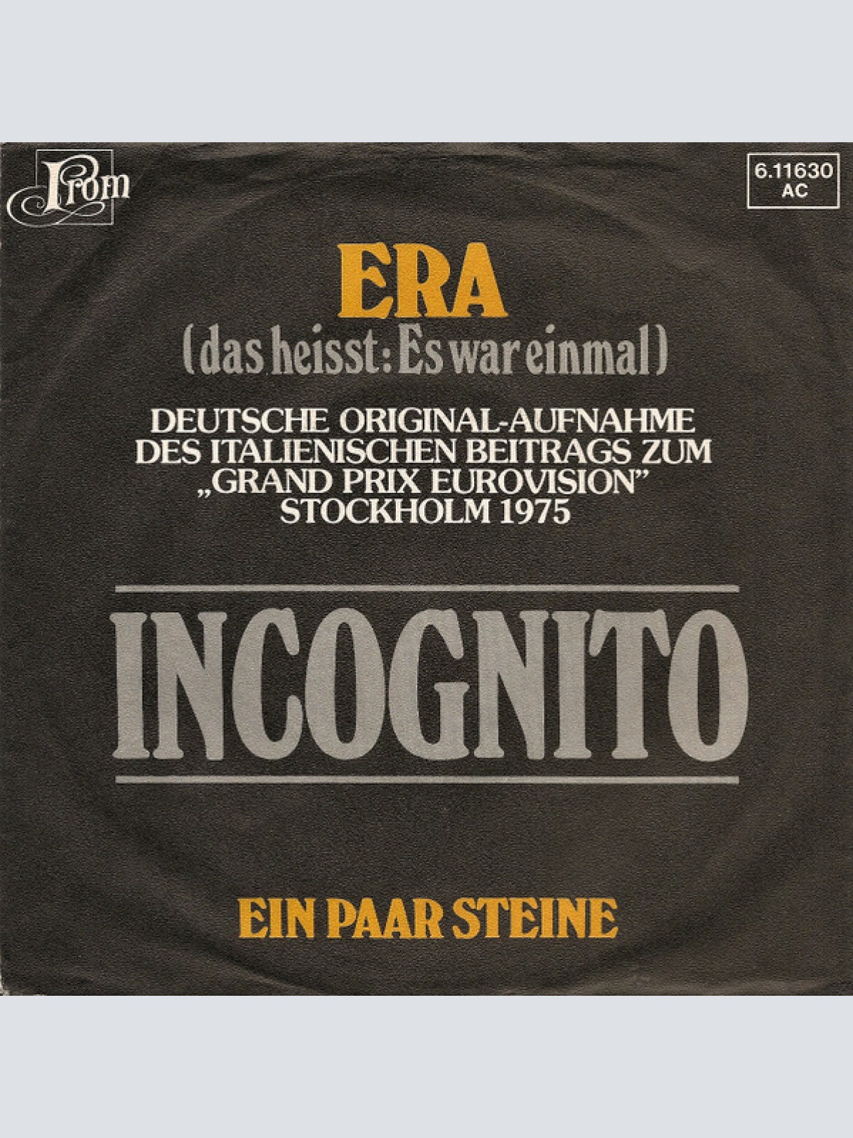 Vinyl / Incognito (20) - Era