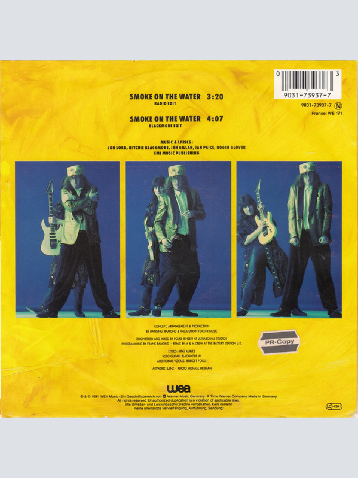 Vinyl / King Kurlee Feat. Blackmore Jr.* - Smoke On The Water