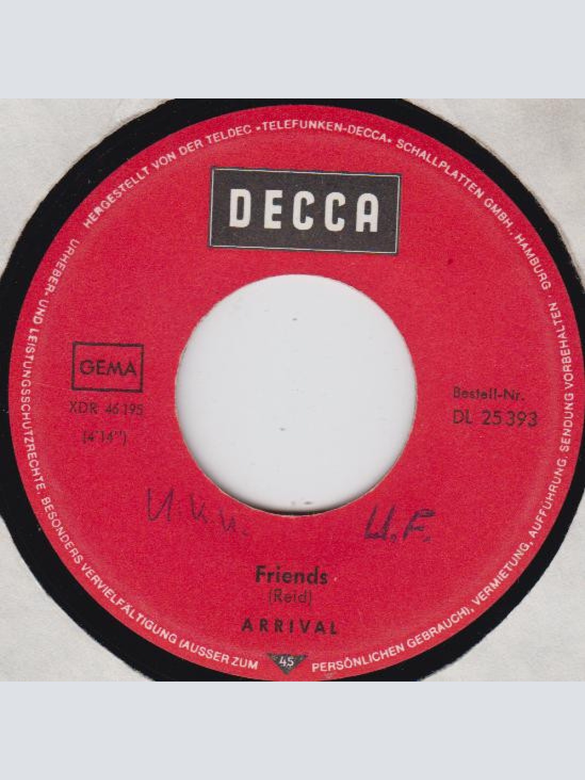 Vinyl / Arrival (2) - Friends