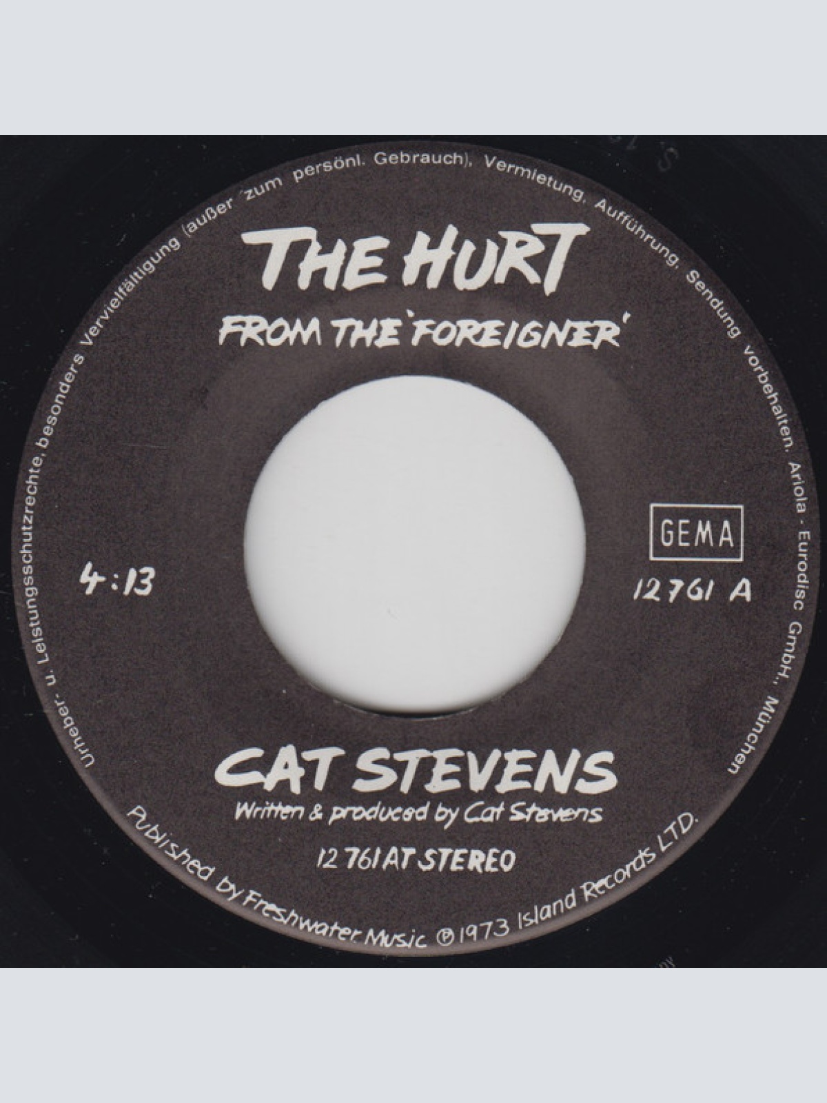 Vinyl / Cat Stevens - The Hurt
