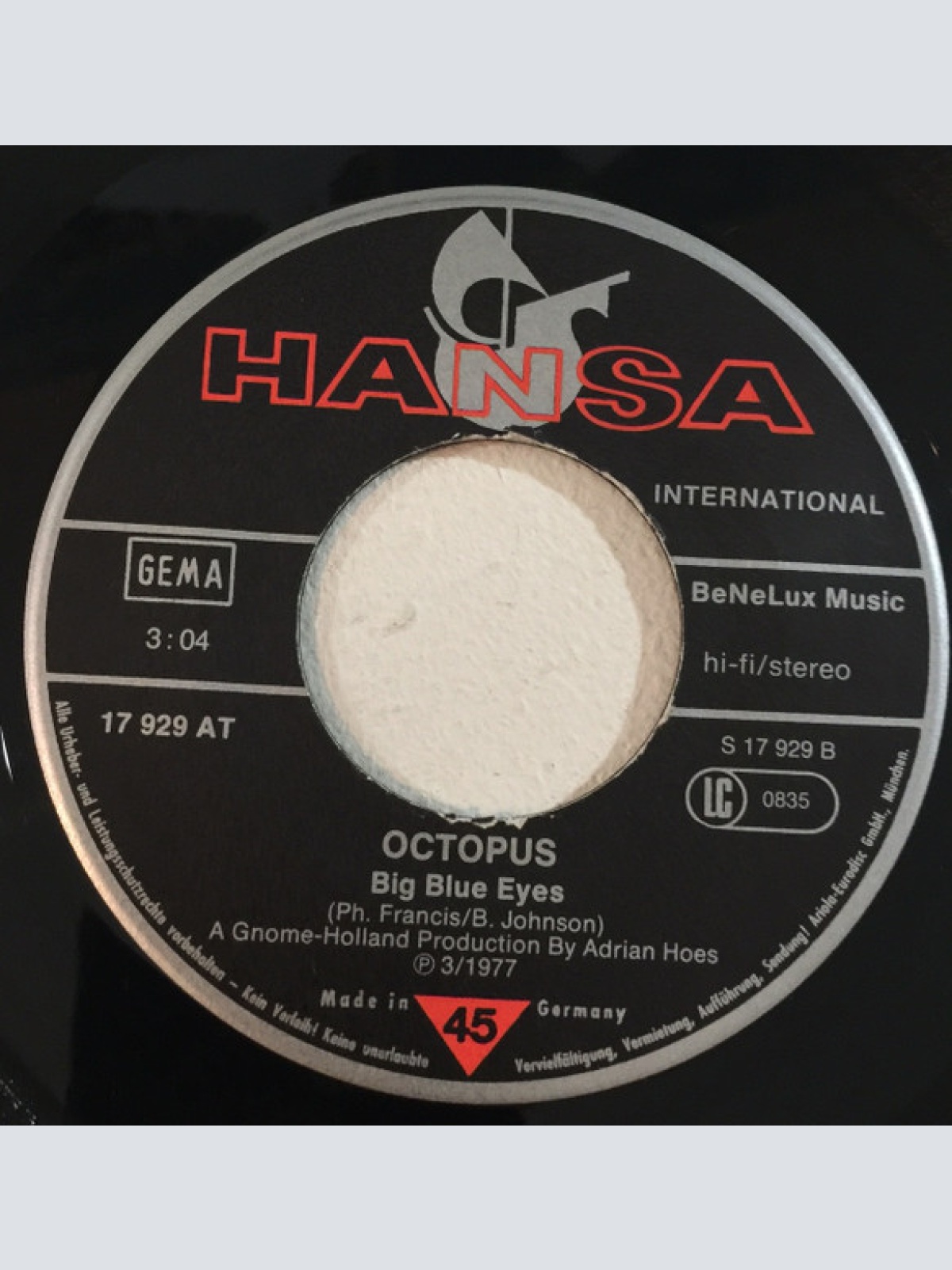 Vinyl / Octopus (5) - Get Up