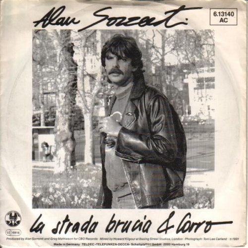 Vinyl / Alan Sorrenti - La Strada Brucia & Corro