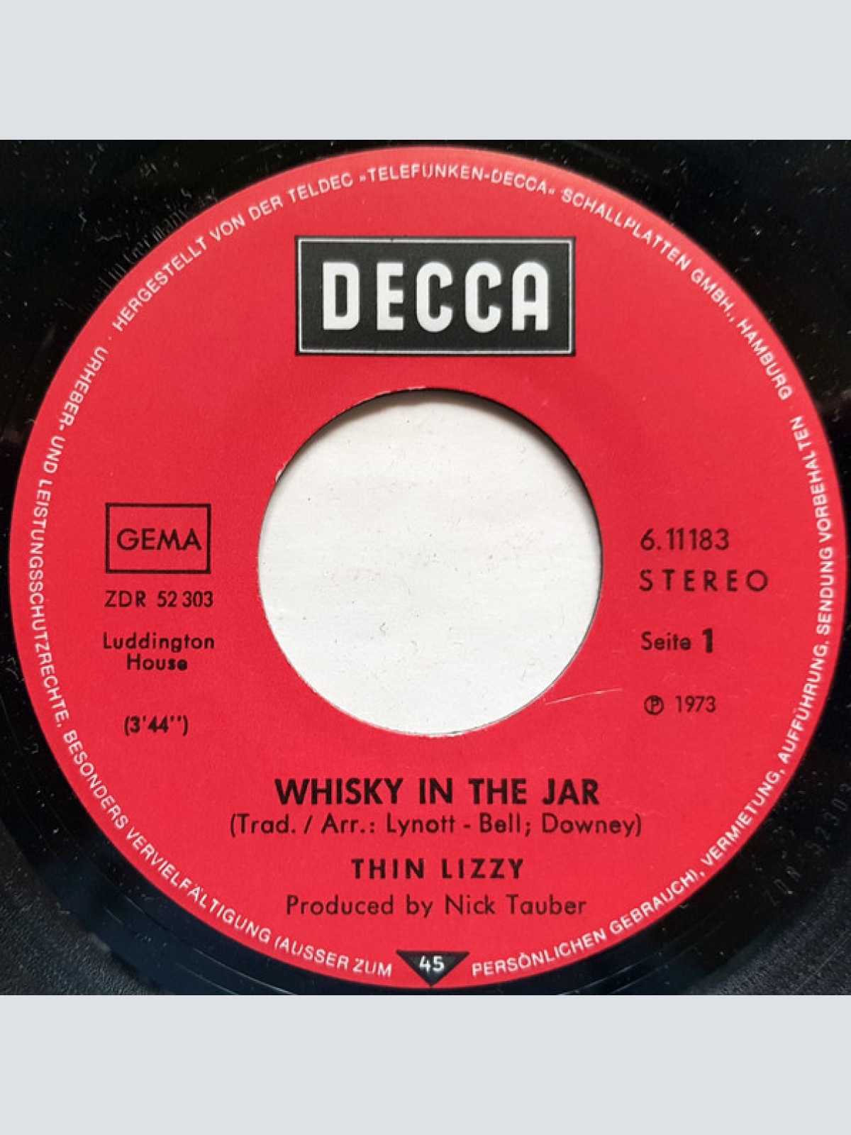 Vinyl / Thin Lizzy - Whisky In The Jar