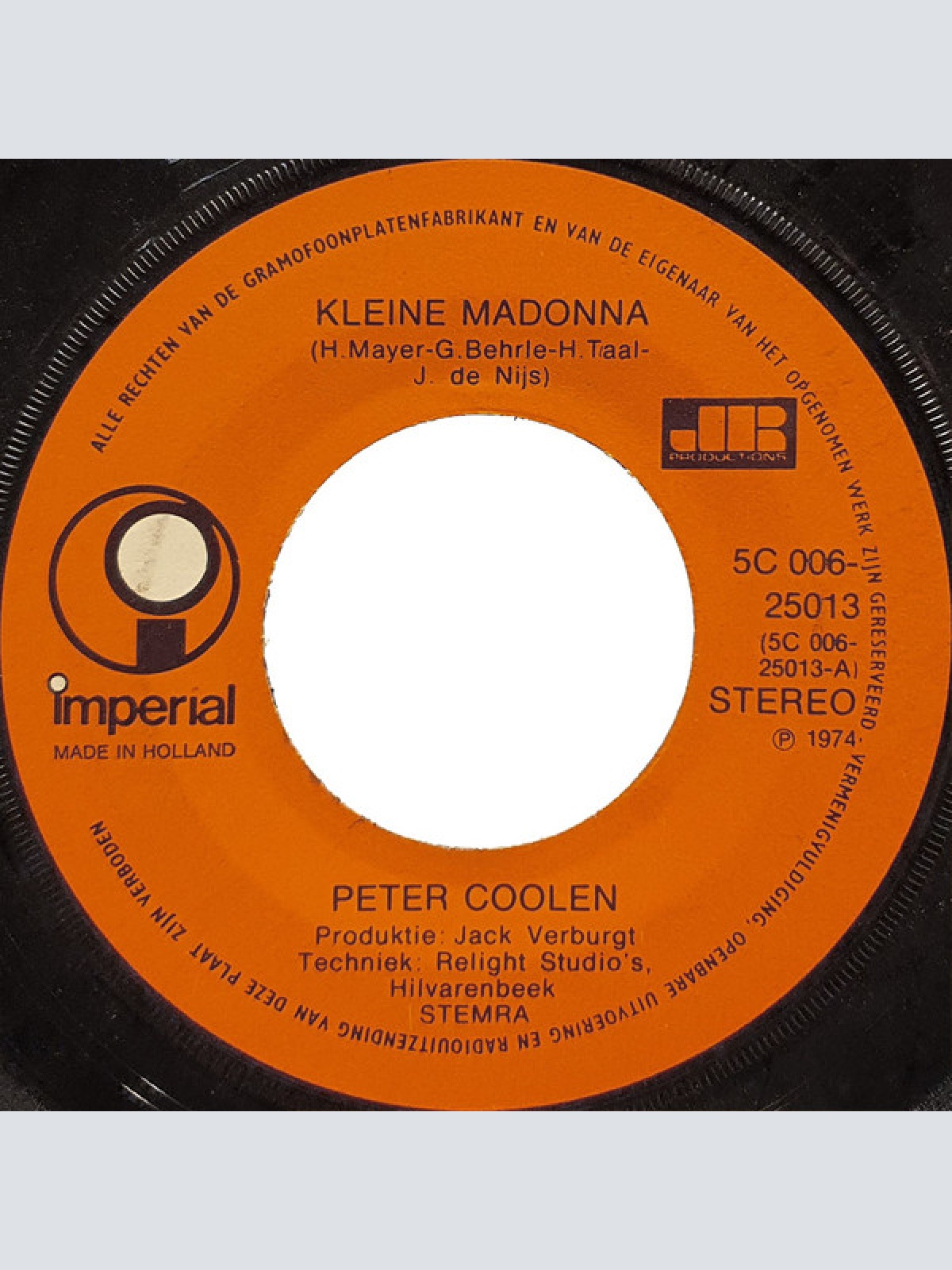 Vinyl / Peter Coolen - Kleine Madonna